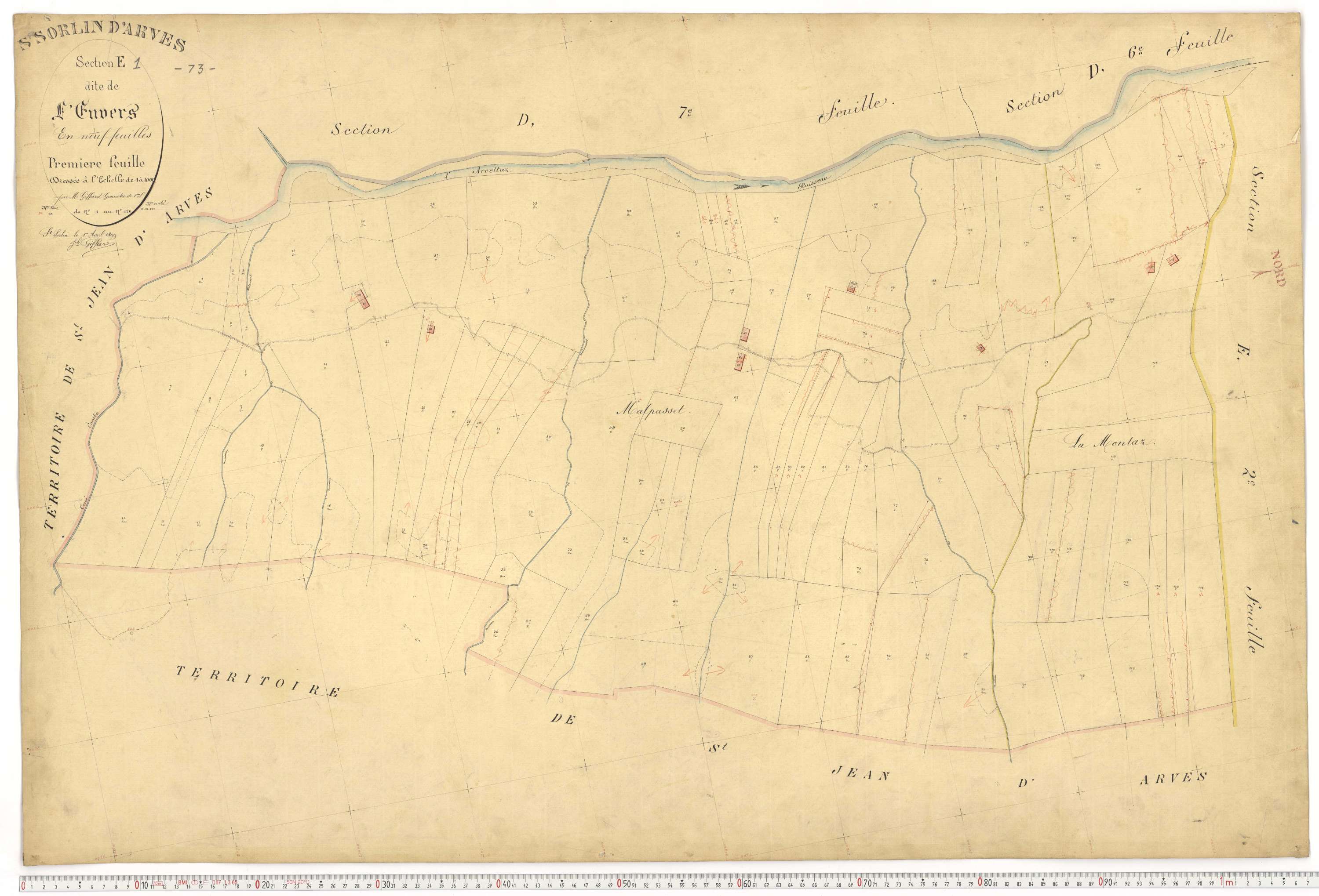 Saint-Sorlin-d'Arves - Plans cadastraux du premier cadastre français.