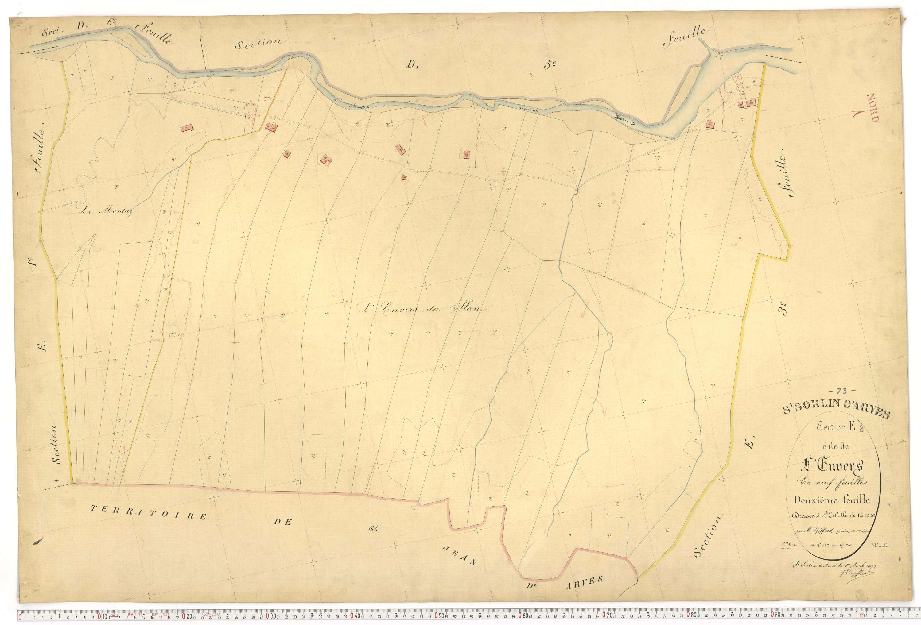 Saint-Sorlin-d'Arves - Plans cadastraux du premier cadastre français.