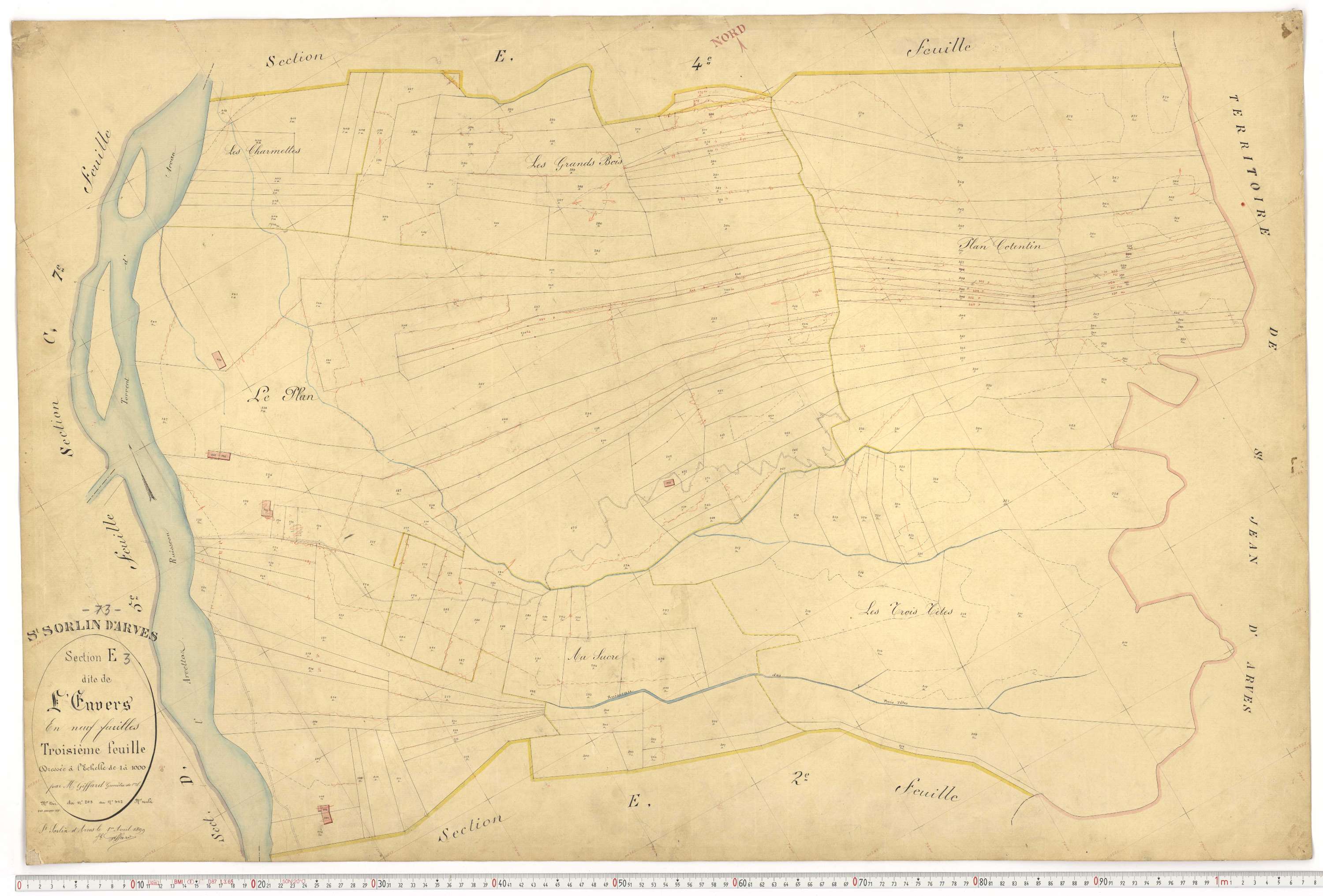 Saint-Sorlin-d'Arves - Plans cadastraux du premier cadastre français.