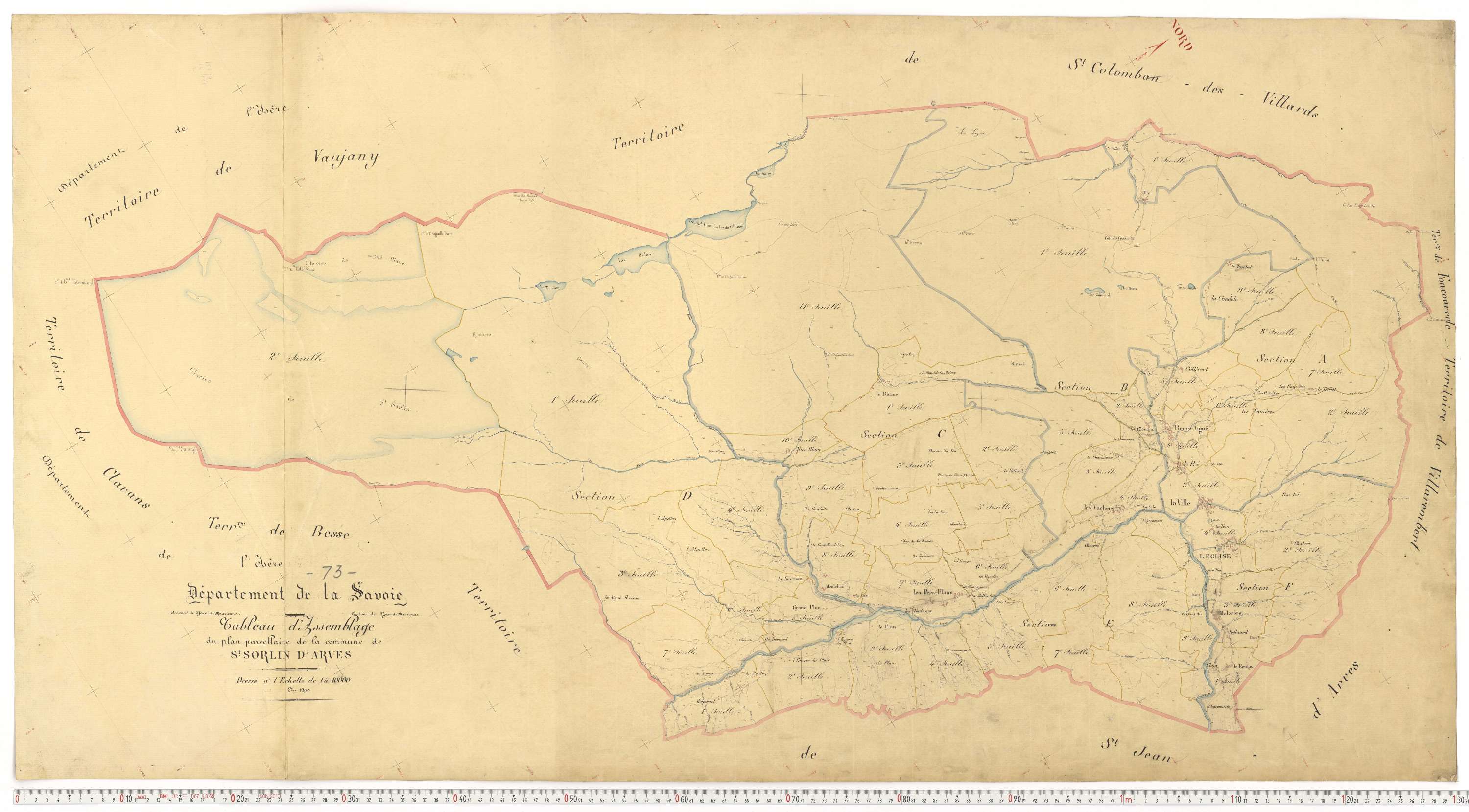 Saint-Sorlin-d'Arves - Plans cadastraux du premier cadastre français.