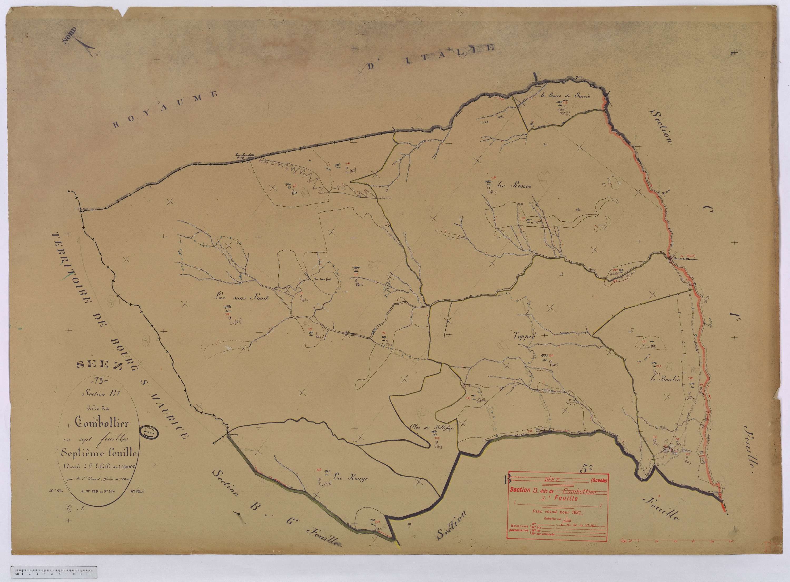 Séez - Cadastre rénové (1937).