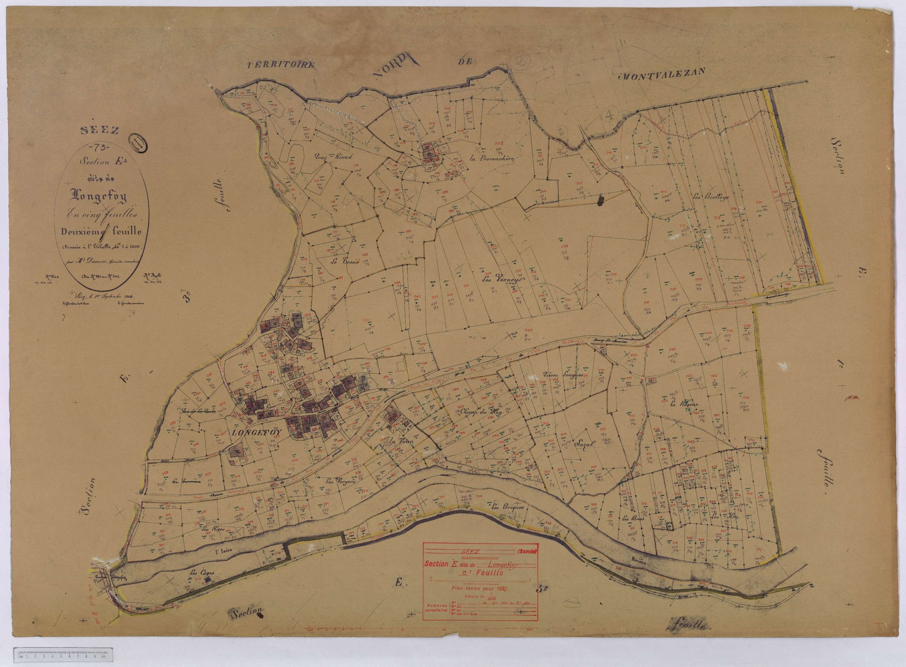 Séez - Cadastre rénové (1937).