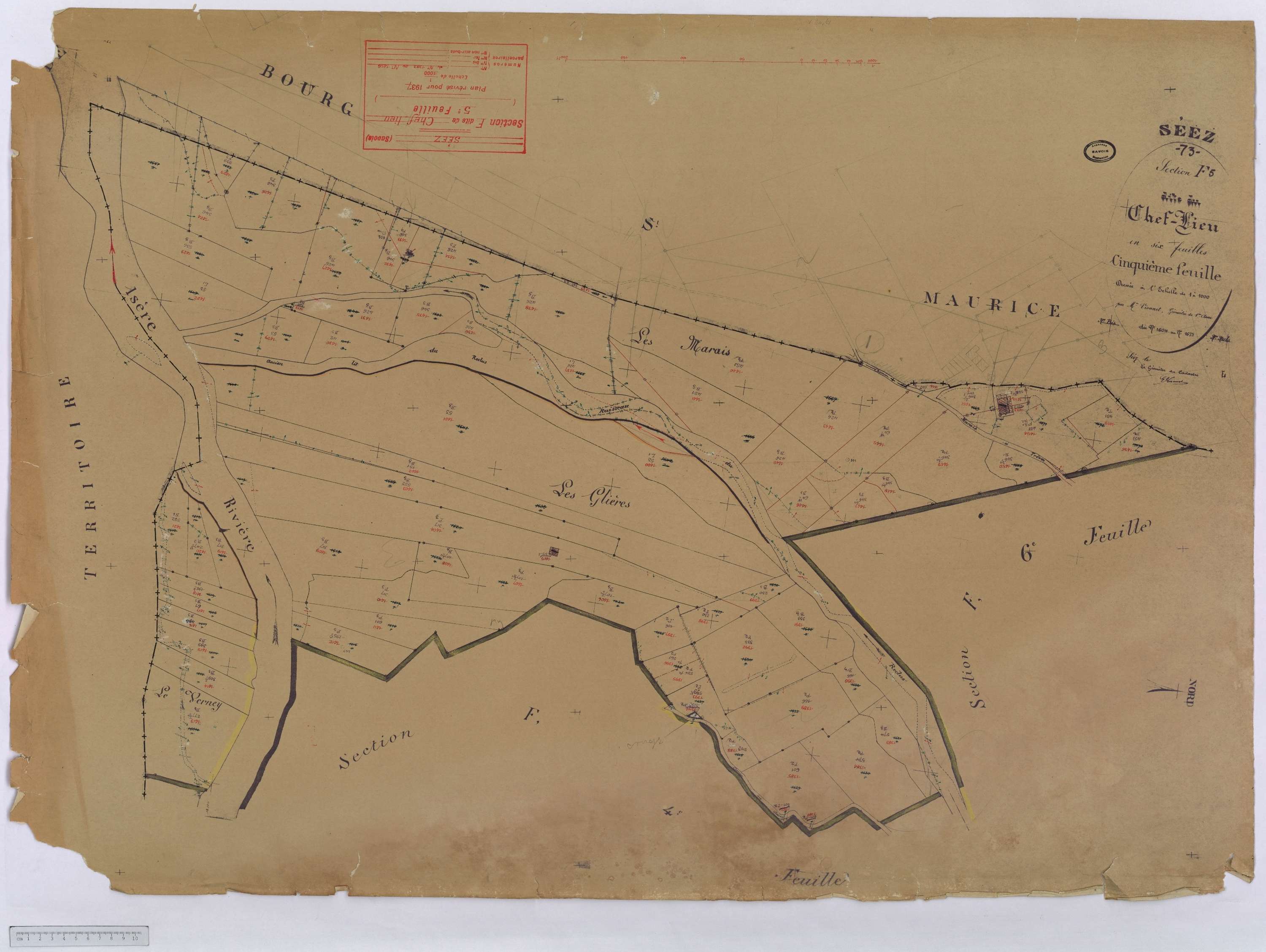 Séez - Cadastre rénové (1937).
