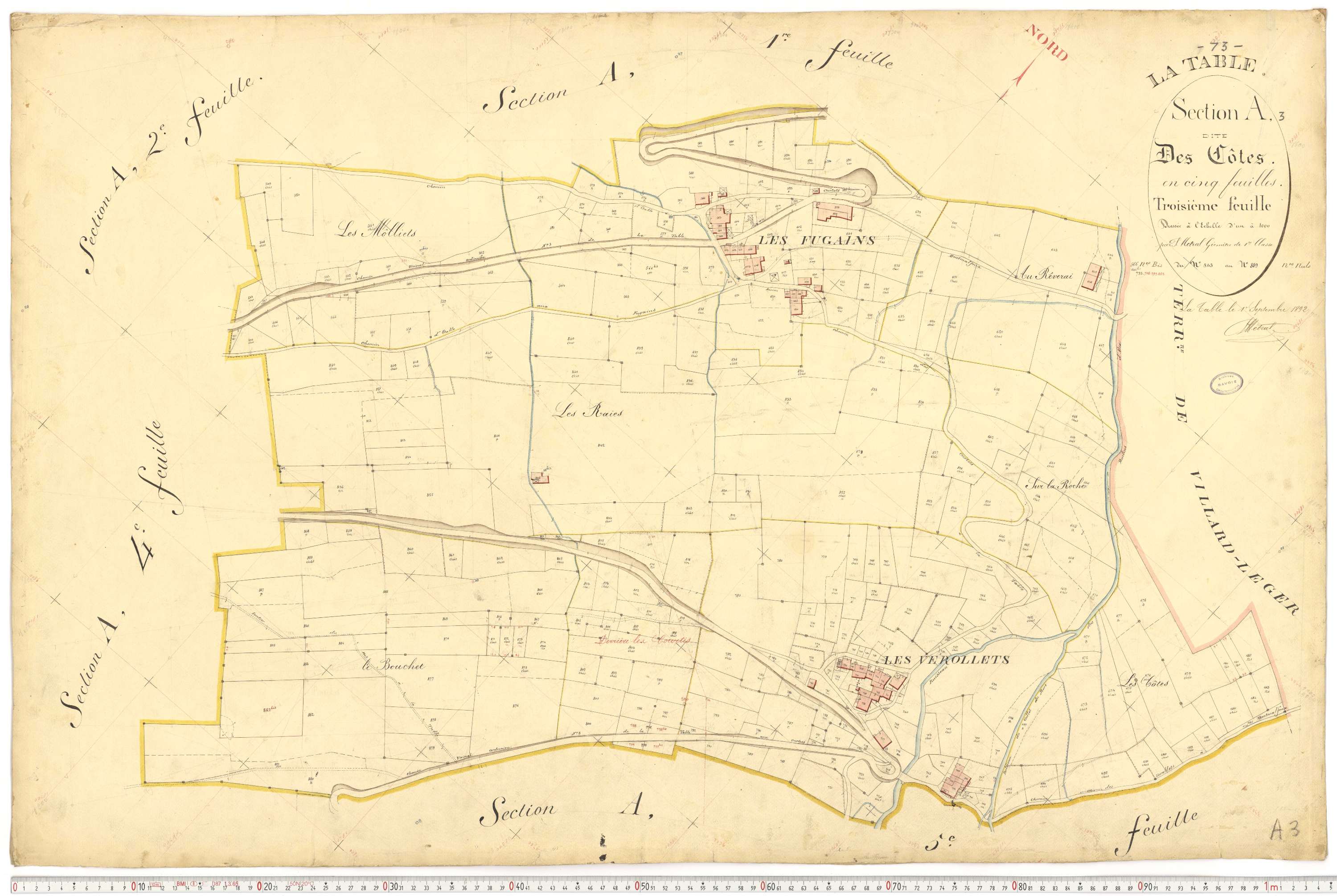 La Table - Plans cadastraux du premier cadastre français.