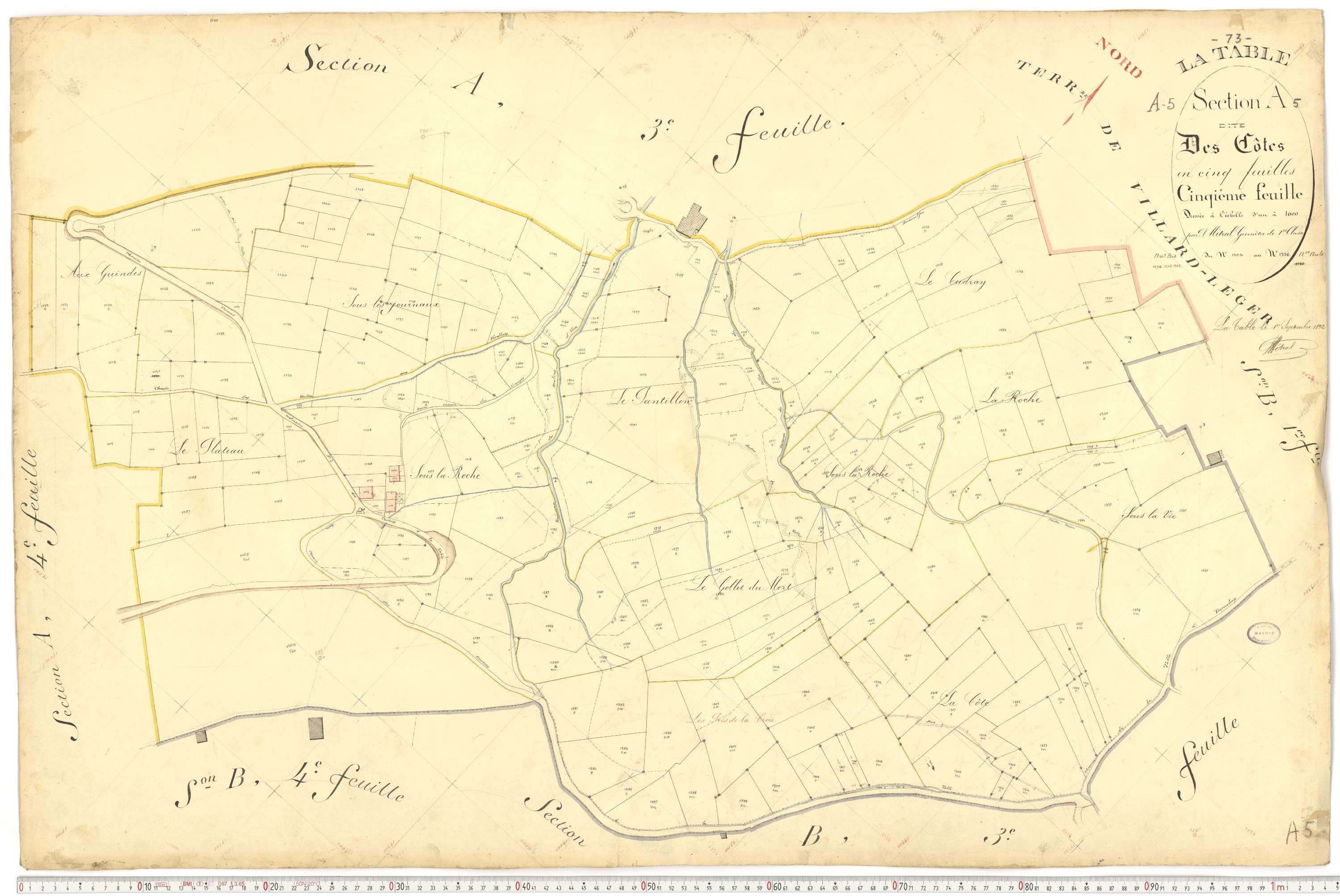 La Table - Plans cadastraux du premier cadastre français.