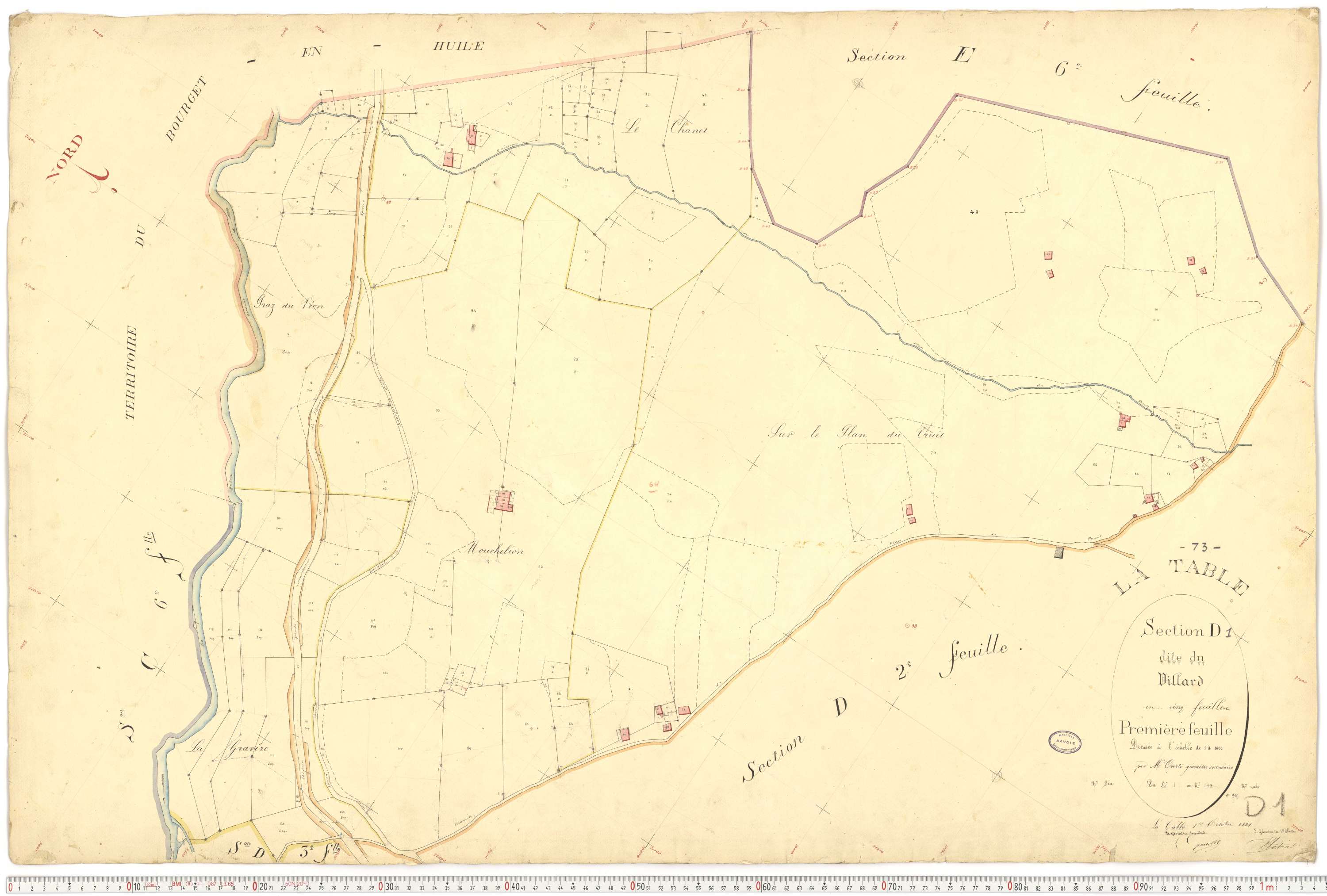 La Table - Plans cadastraux du premier cadastre français.