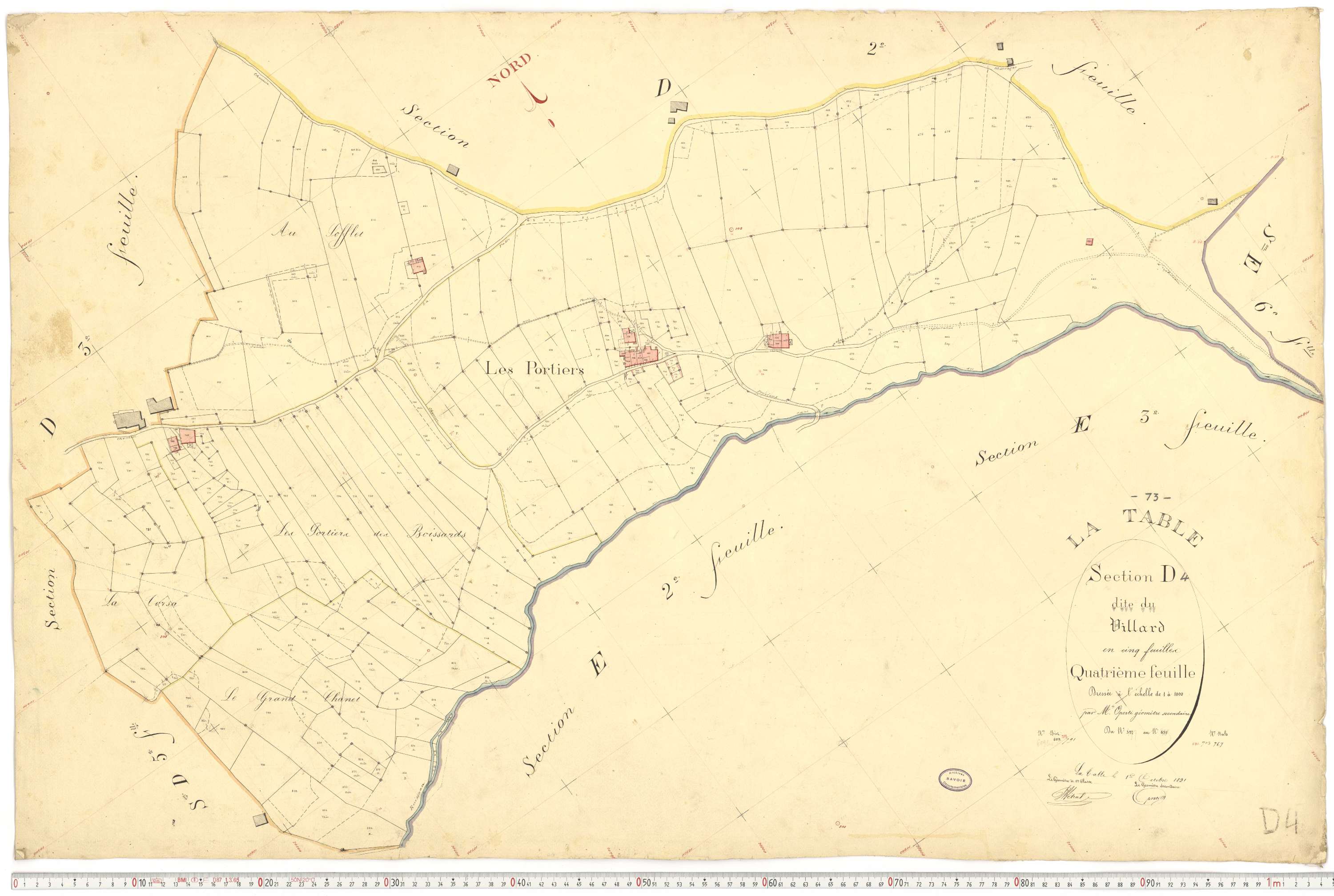 La Table - Plans cadastraux du premier cadastre français.