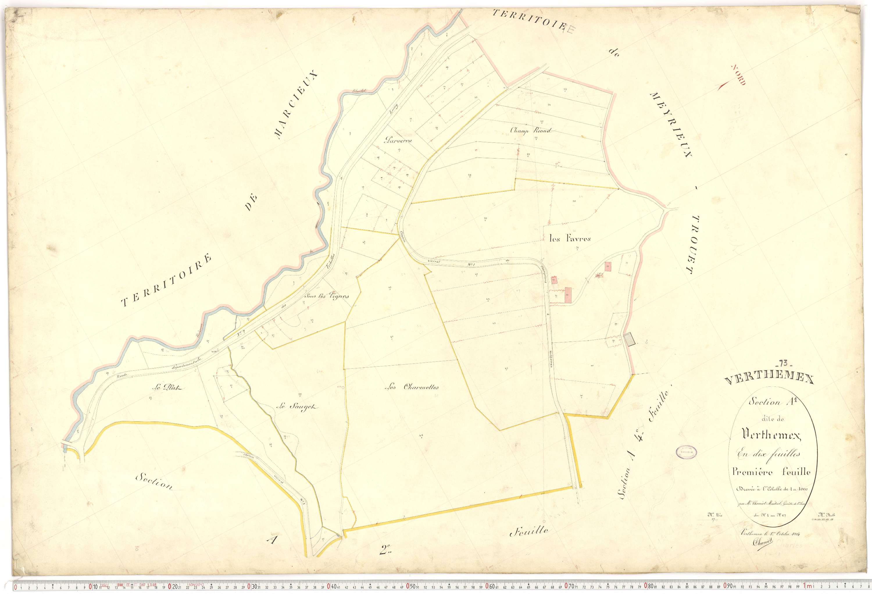 Verthemex - Plans cadastraux du premier cadastre français.