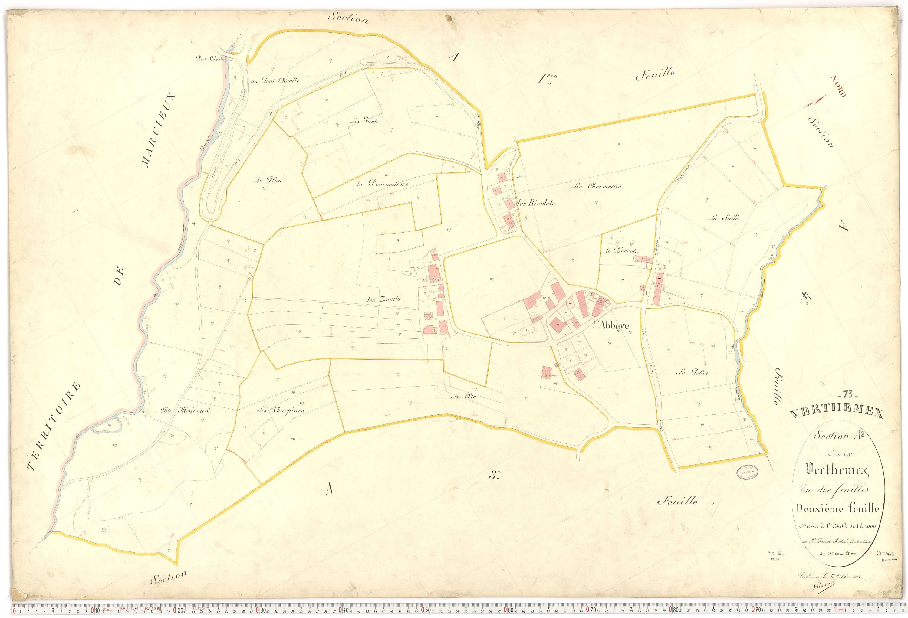 Verthemex - Plans cadastraux du premier cadastre français.
