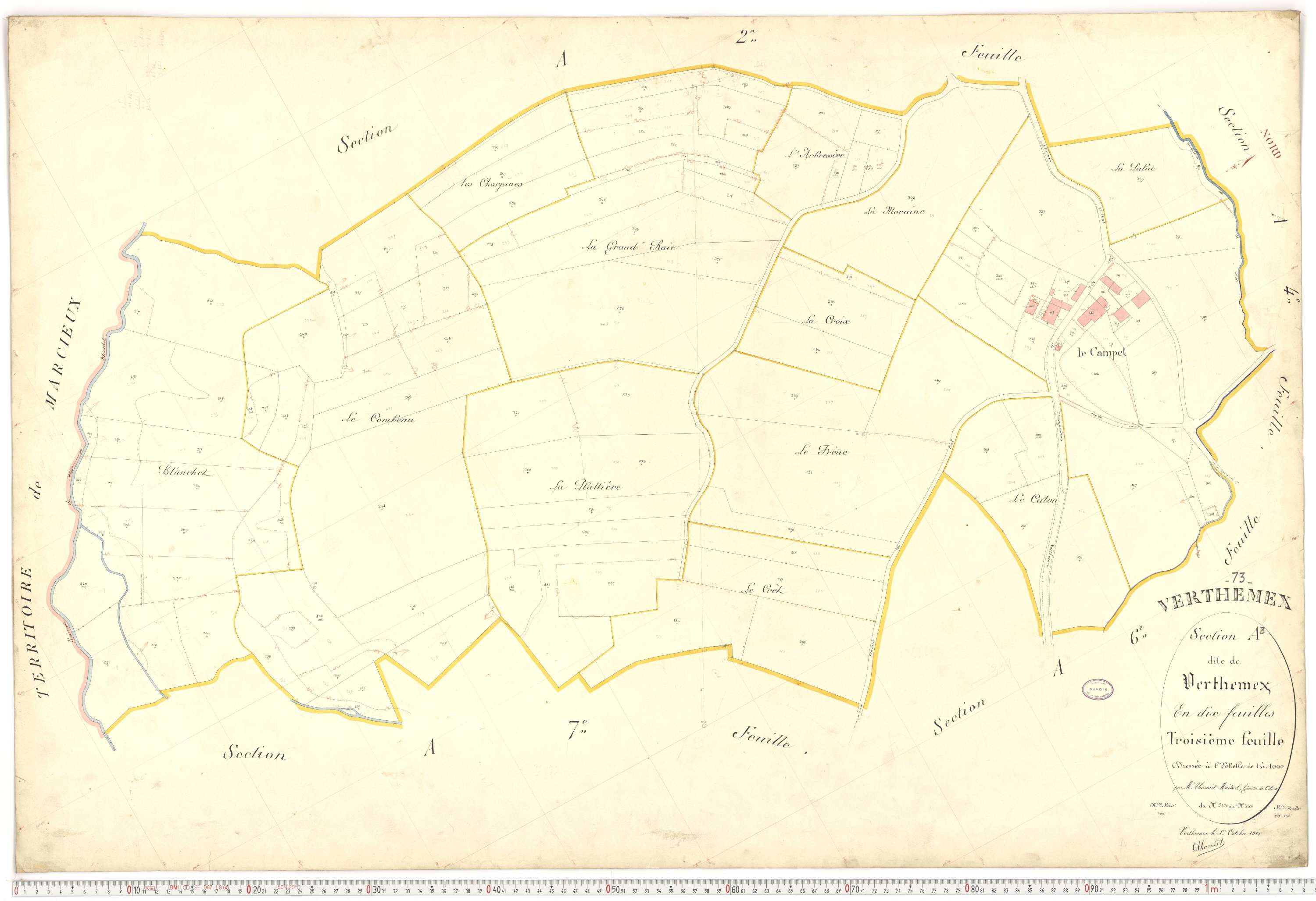 Verthemex - Plans cadastraux du premier cadastre français.