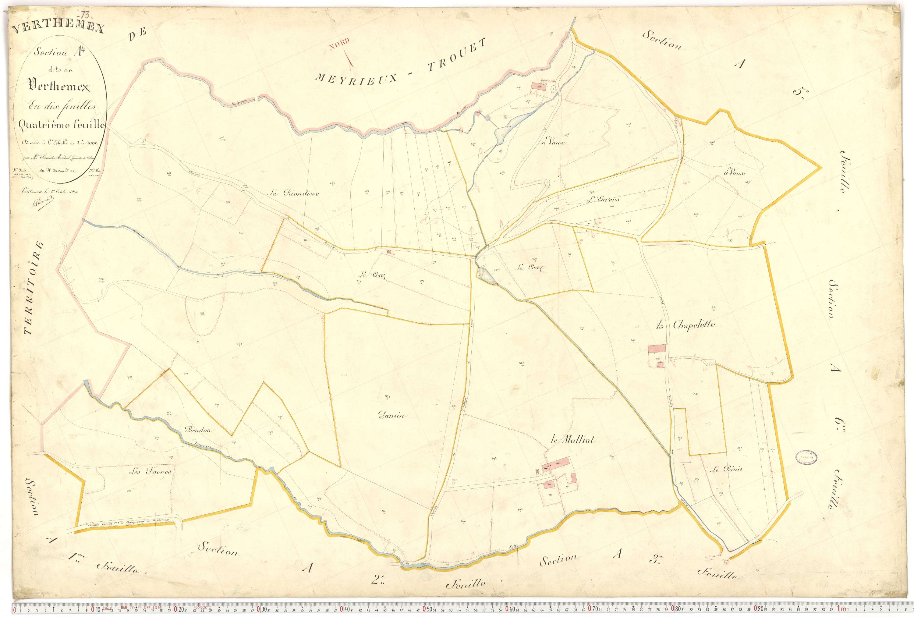 Verthemex - Plans cadastraux du premier cadastre français.