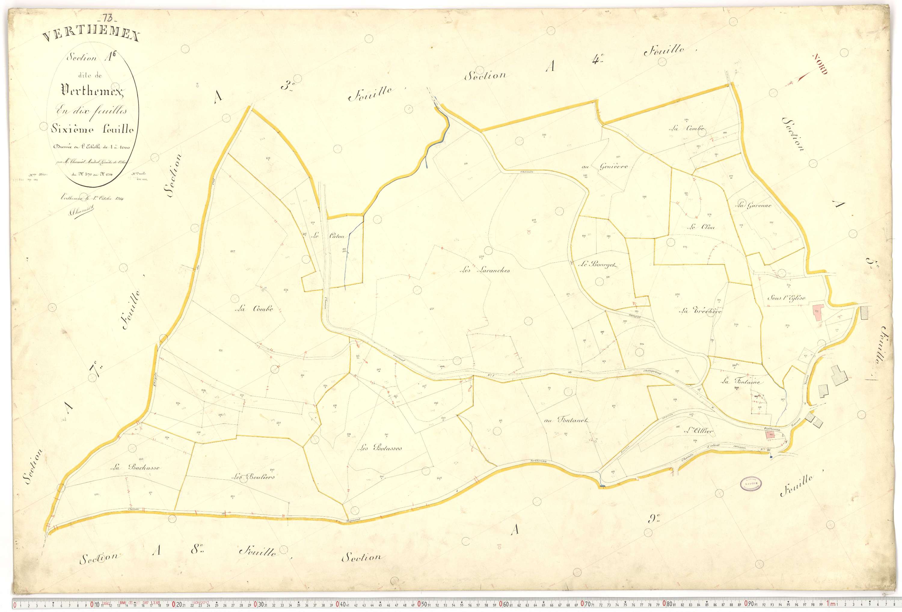 Verthemex - Plans cadastraux du premier cadastre français.