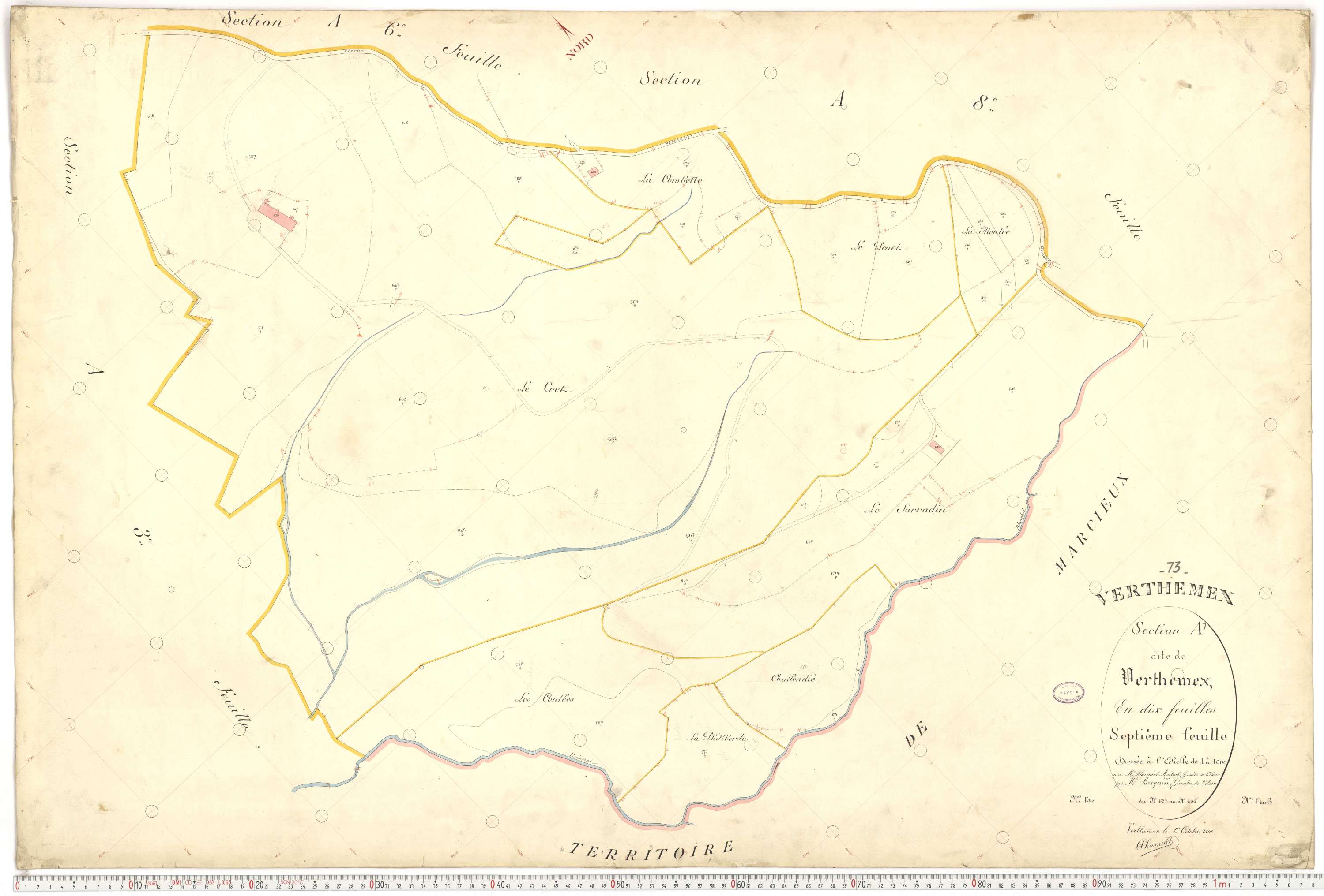 Verthemex - Plans cadastraux du premier cadastre français.