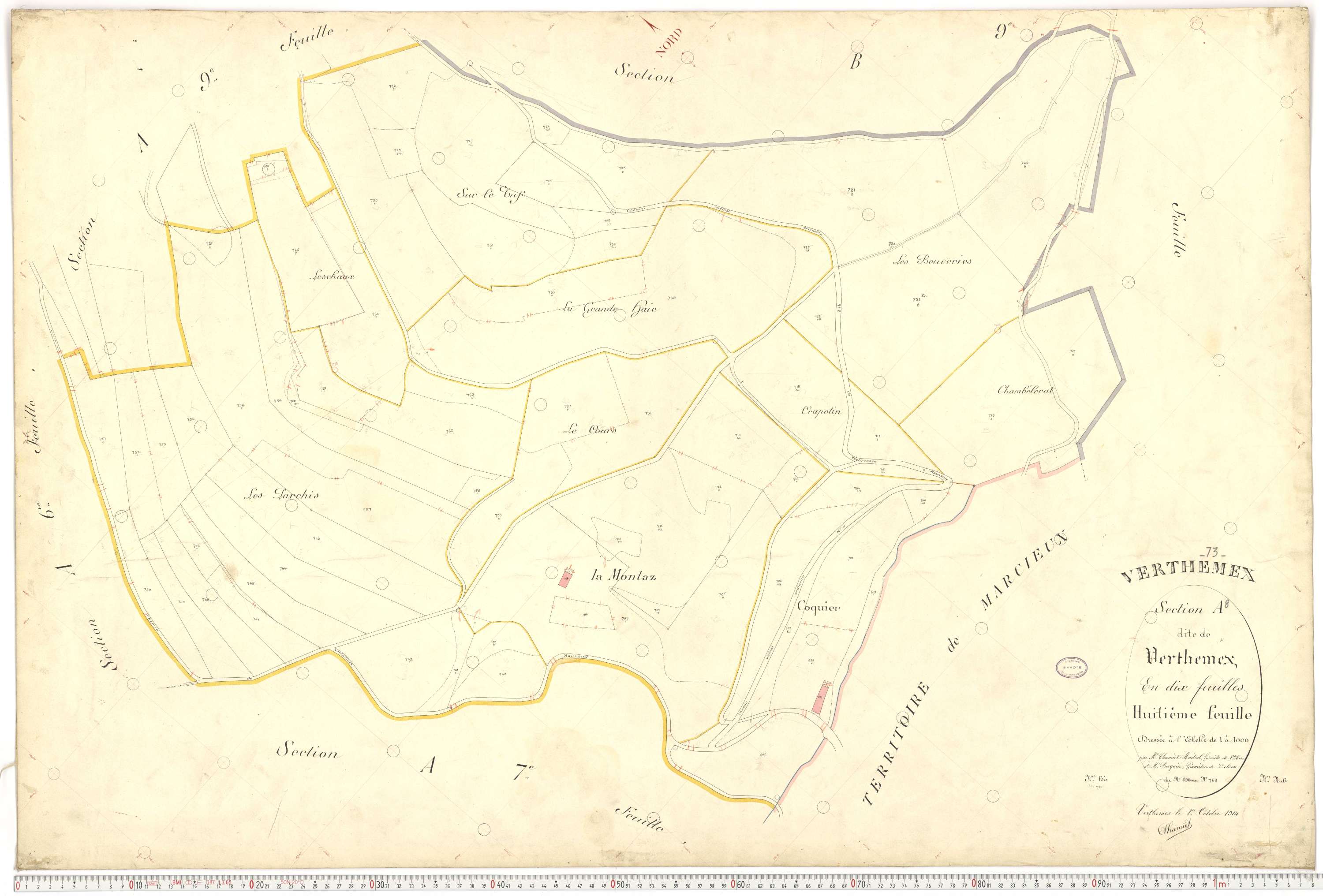 Verthemex - Plans cadastraux du premier cadastre français.