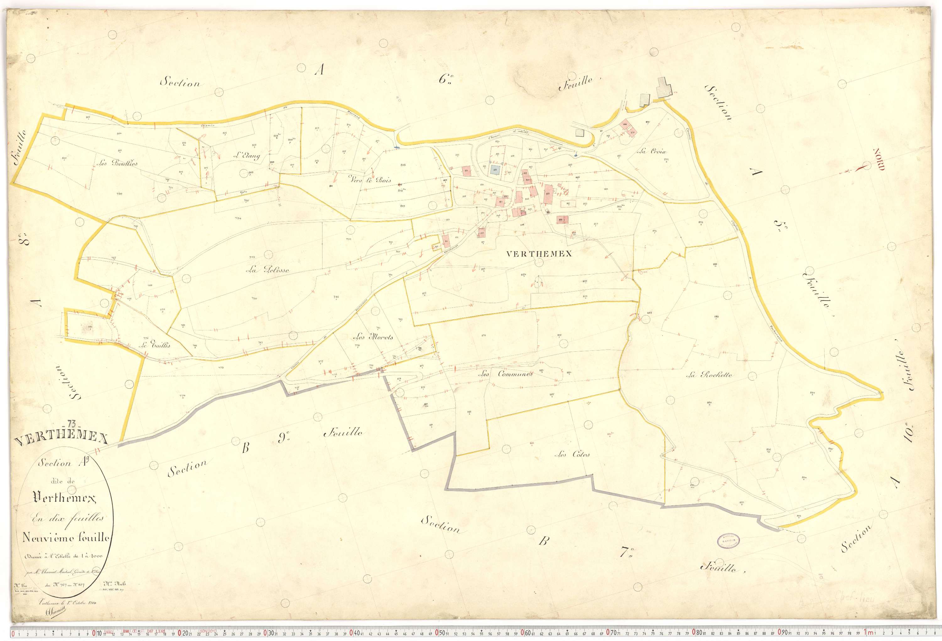 Verthemex - Plans cadastraux du premier cadastre français.