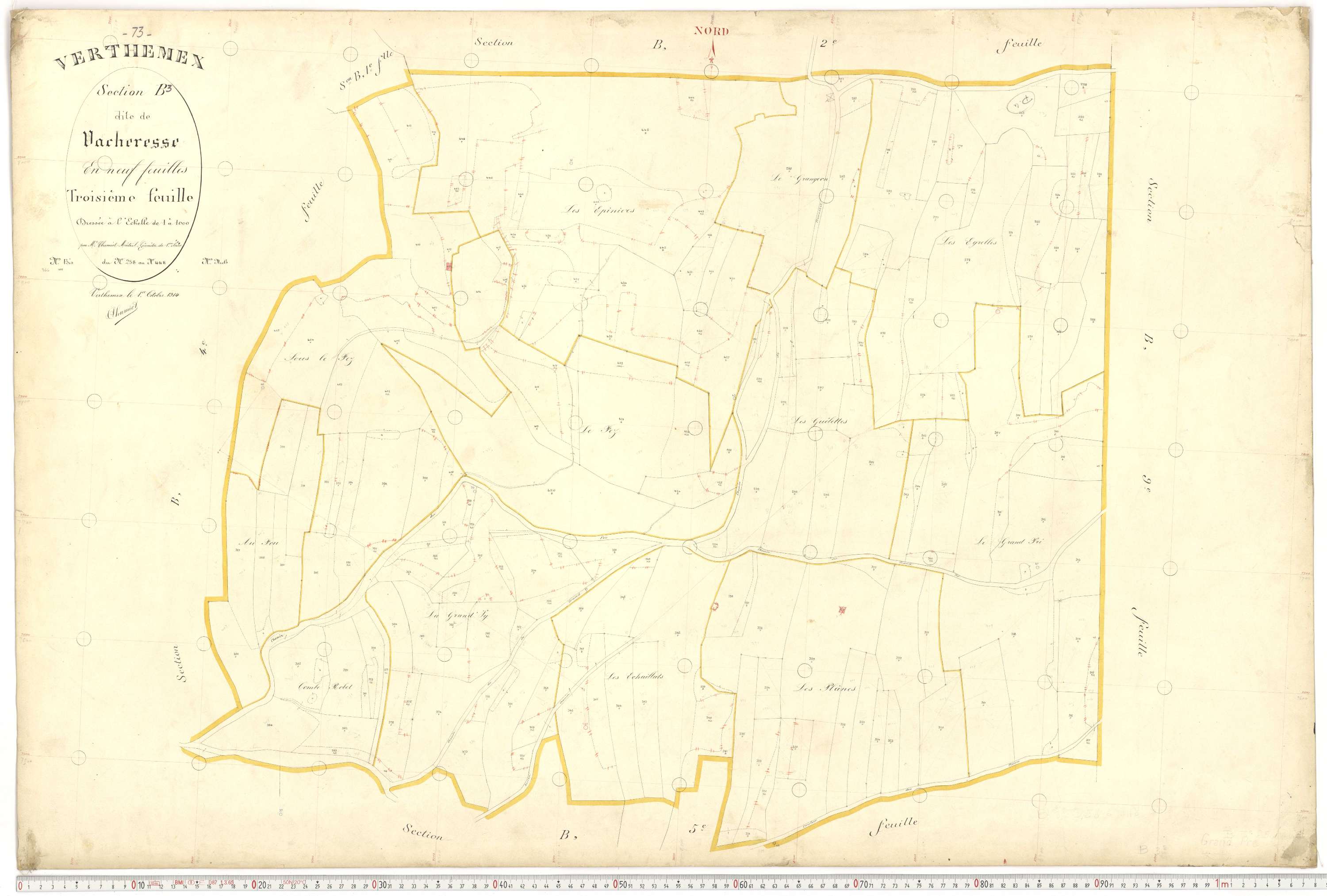 Verthemex - Plans cadastraux du premier cadastre français.