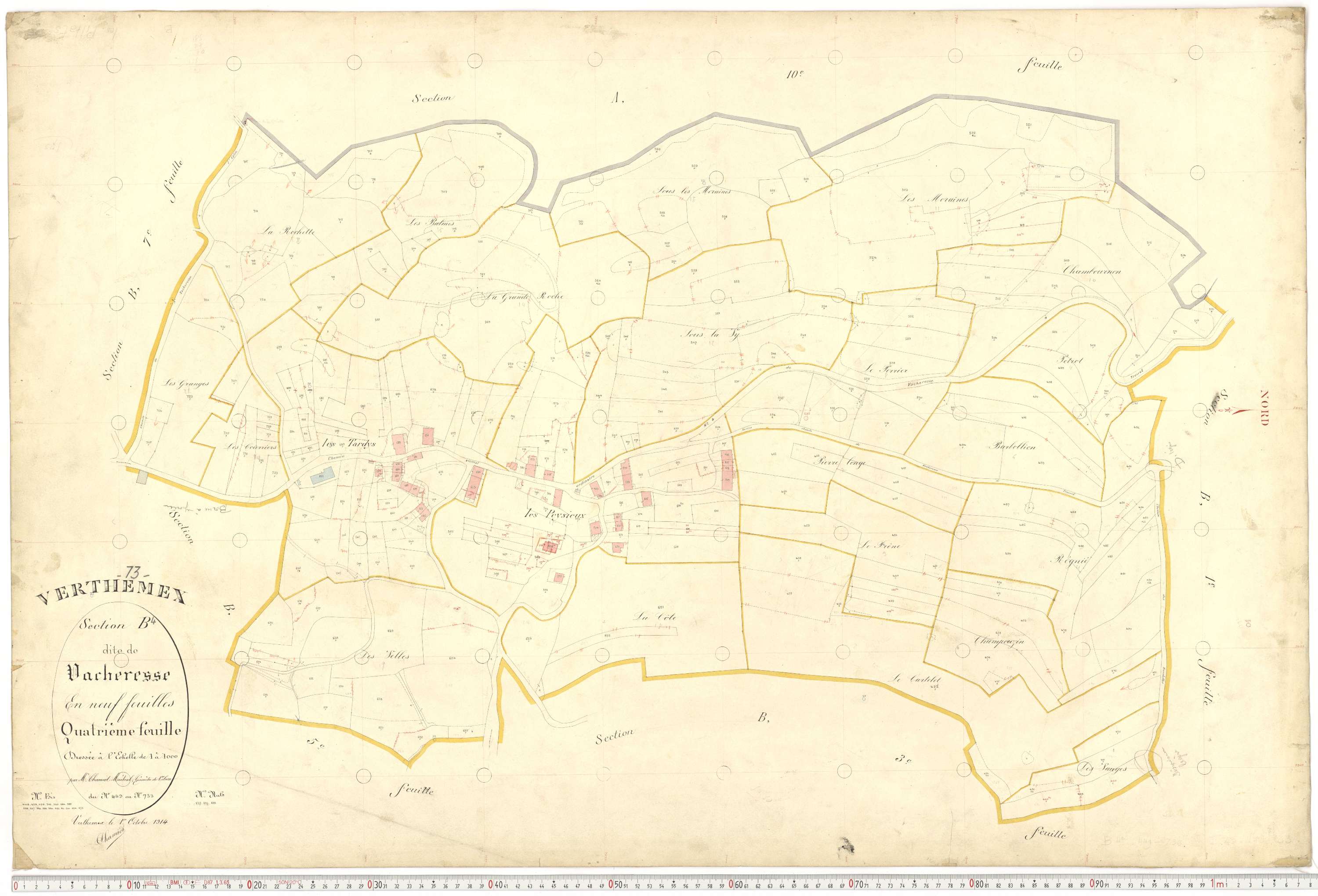 Verthemex - Plans cadastraux du premier cadastre français.