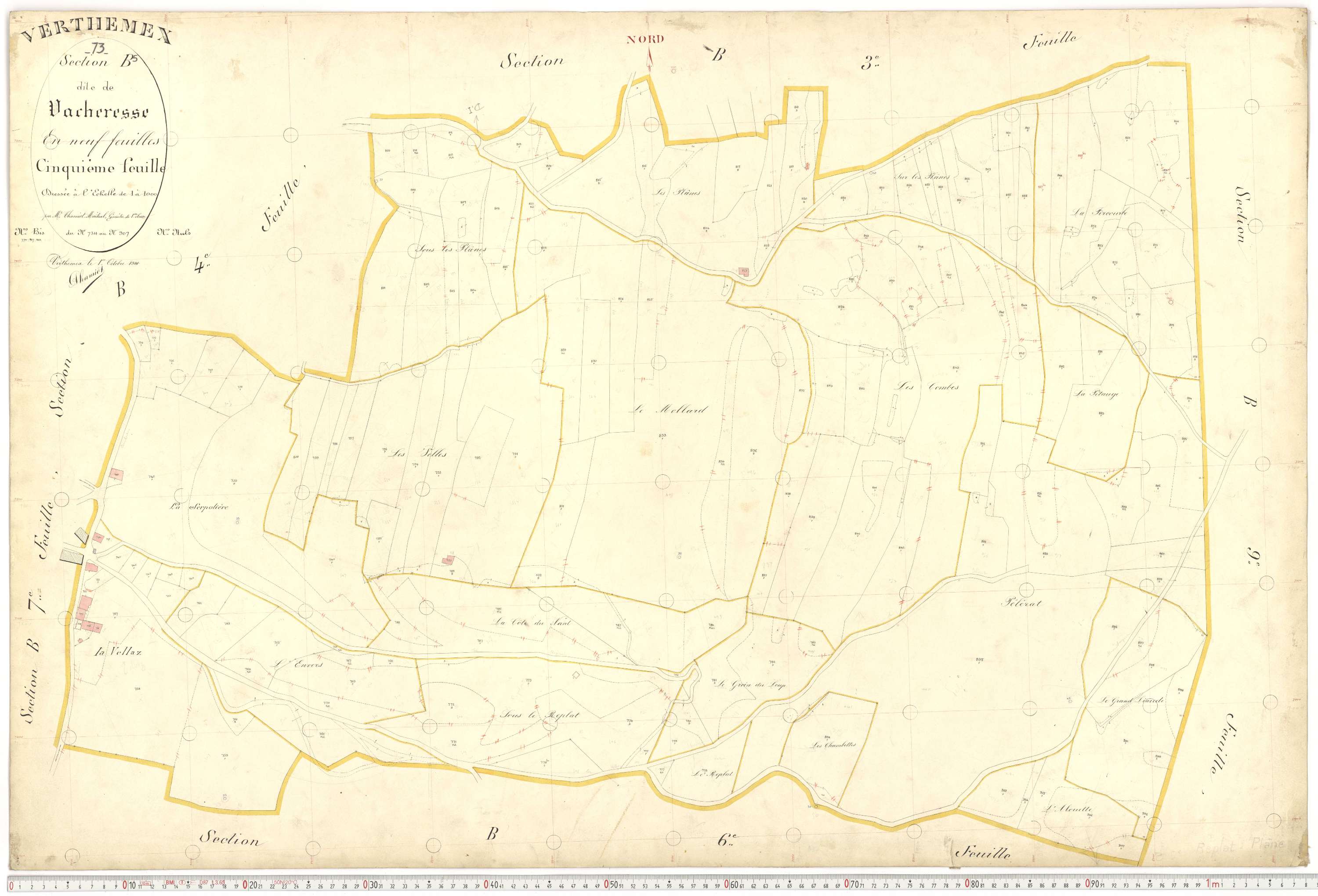 Verthemex - Plans cadastraux du premier cadastre français.