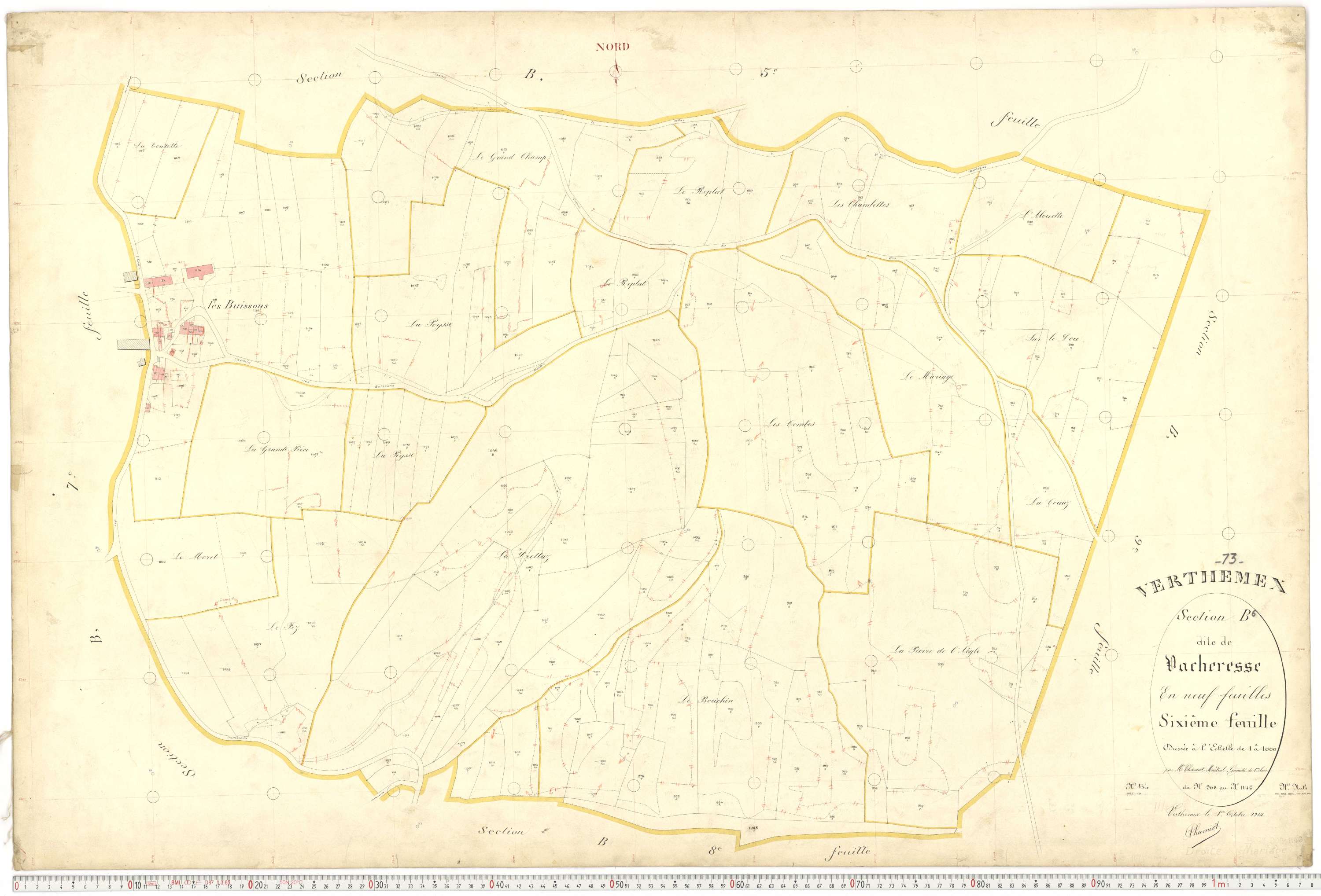 Verthemex - Plans cadastraux du premier cadastre français.
