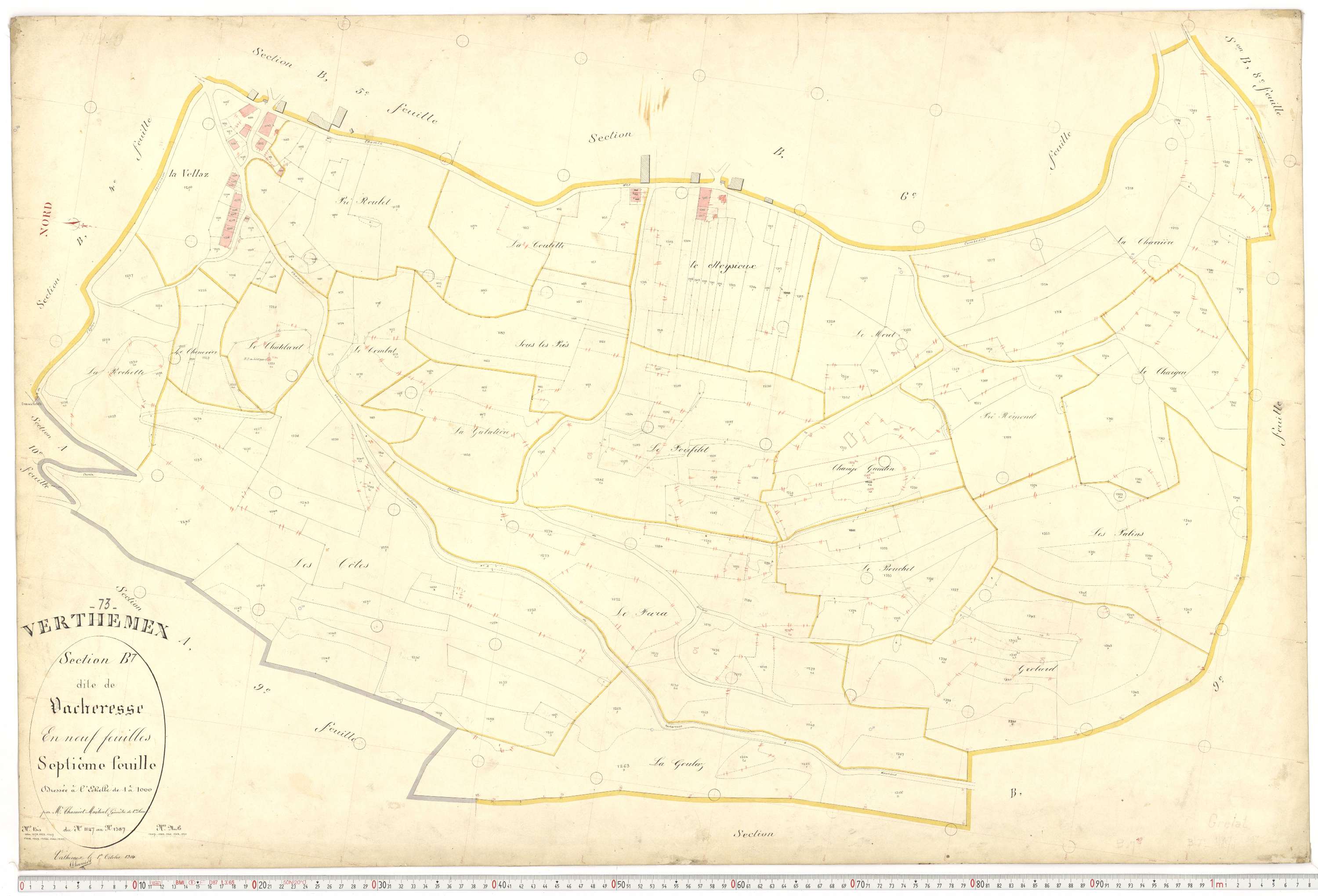 Verthemex - Plans cadastraux du premier cadastre français.