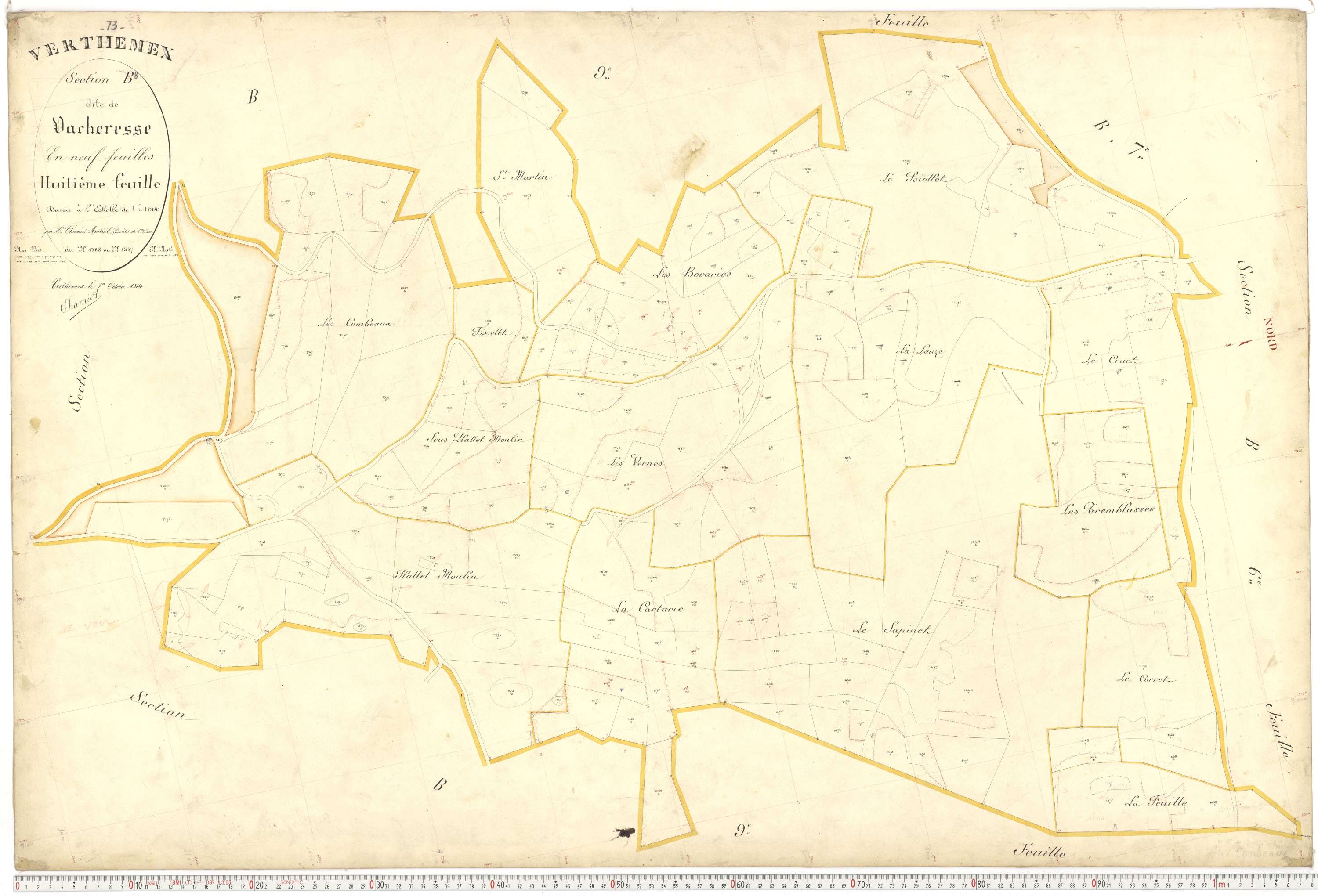 Verthemex - Plans cadastraux du premier cadastre français.