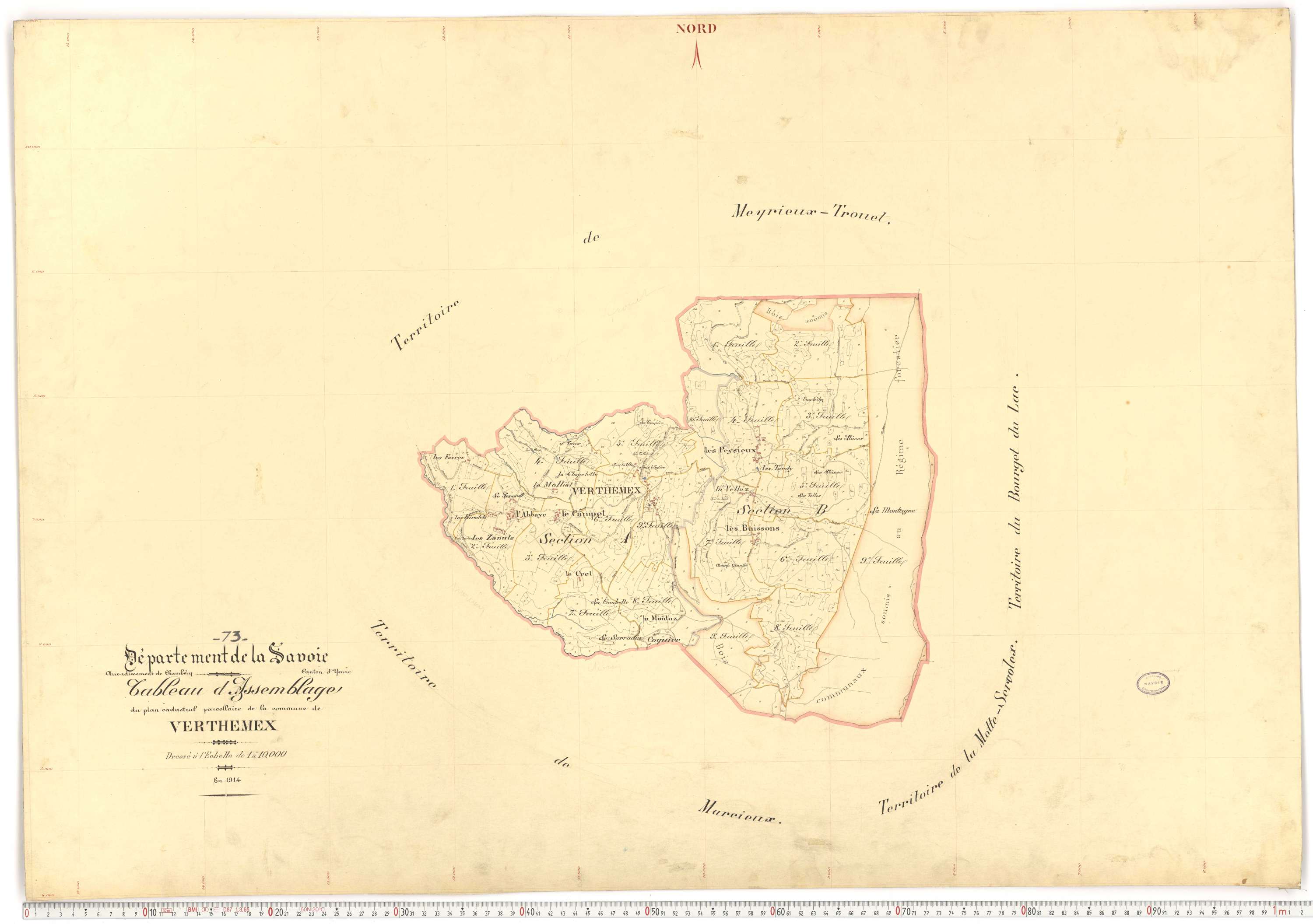Verthemex - Plans cadastraux du premier cadastre français.