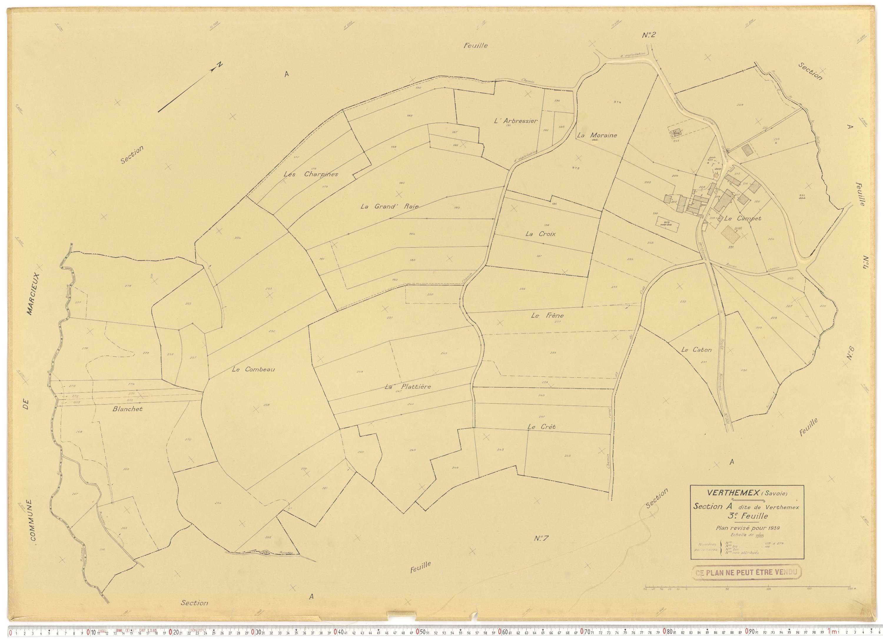 Verthemex - Plans cadastraux du cadastre rénové.