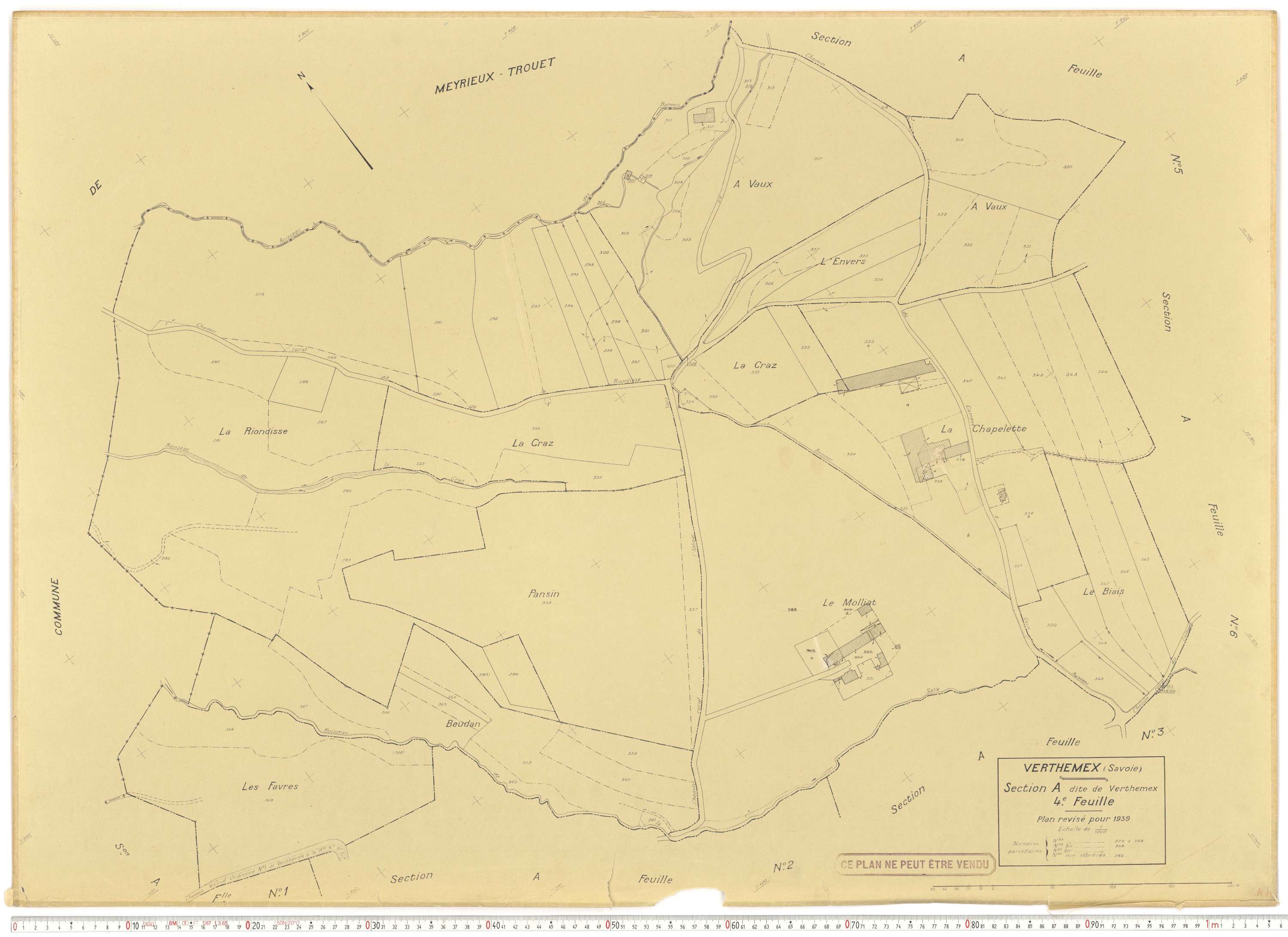 Verthemex - Plans cadastraux du cadastre rénové.
