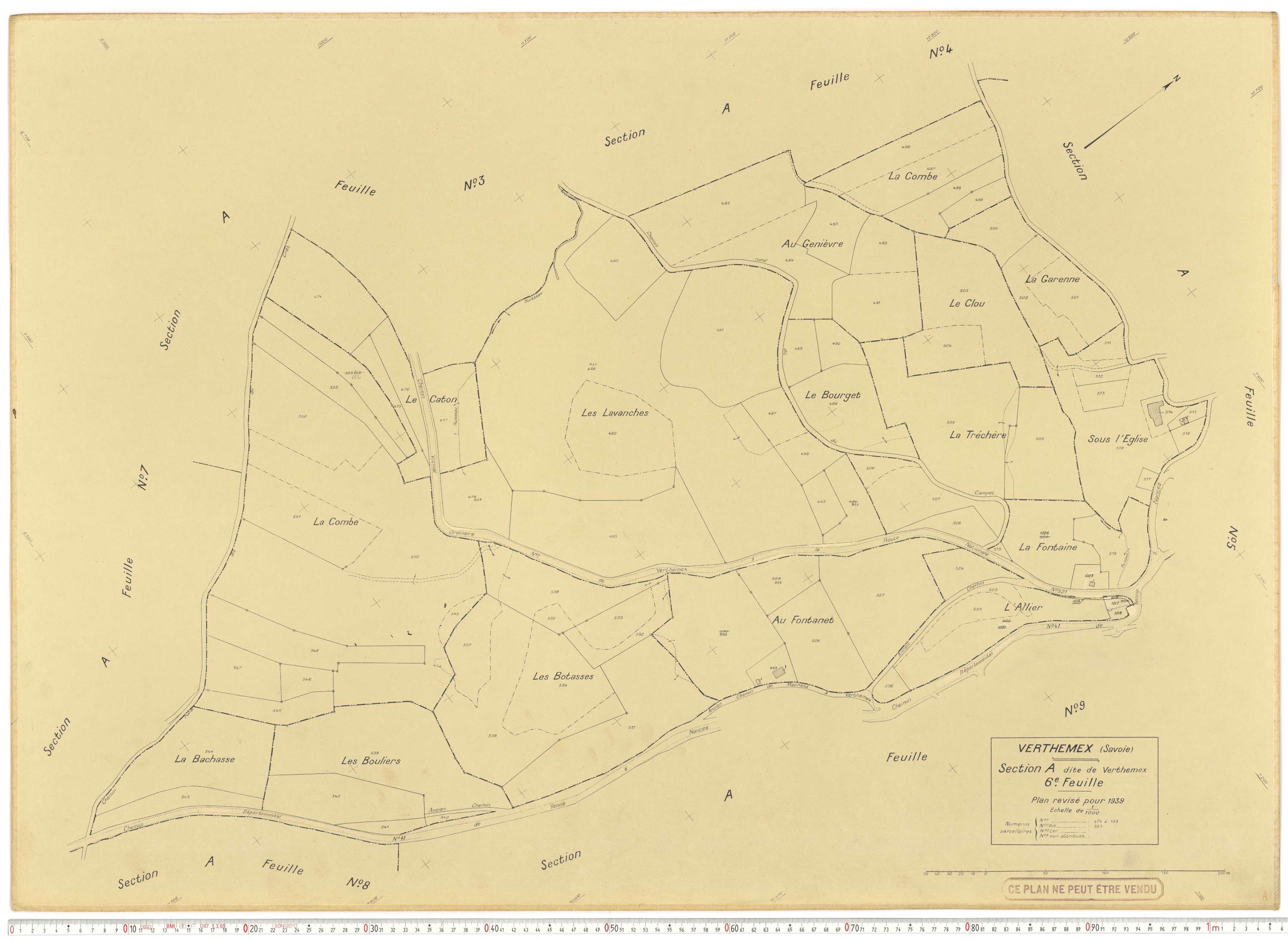 Verthemex - Plans cadastraux du cadastre rénové.