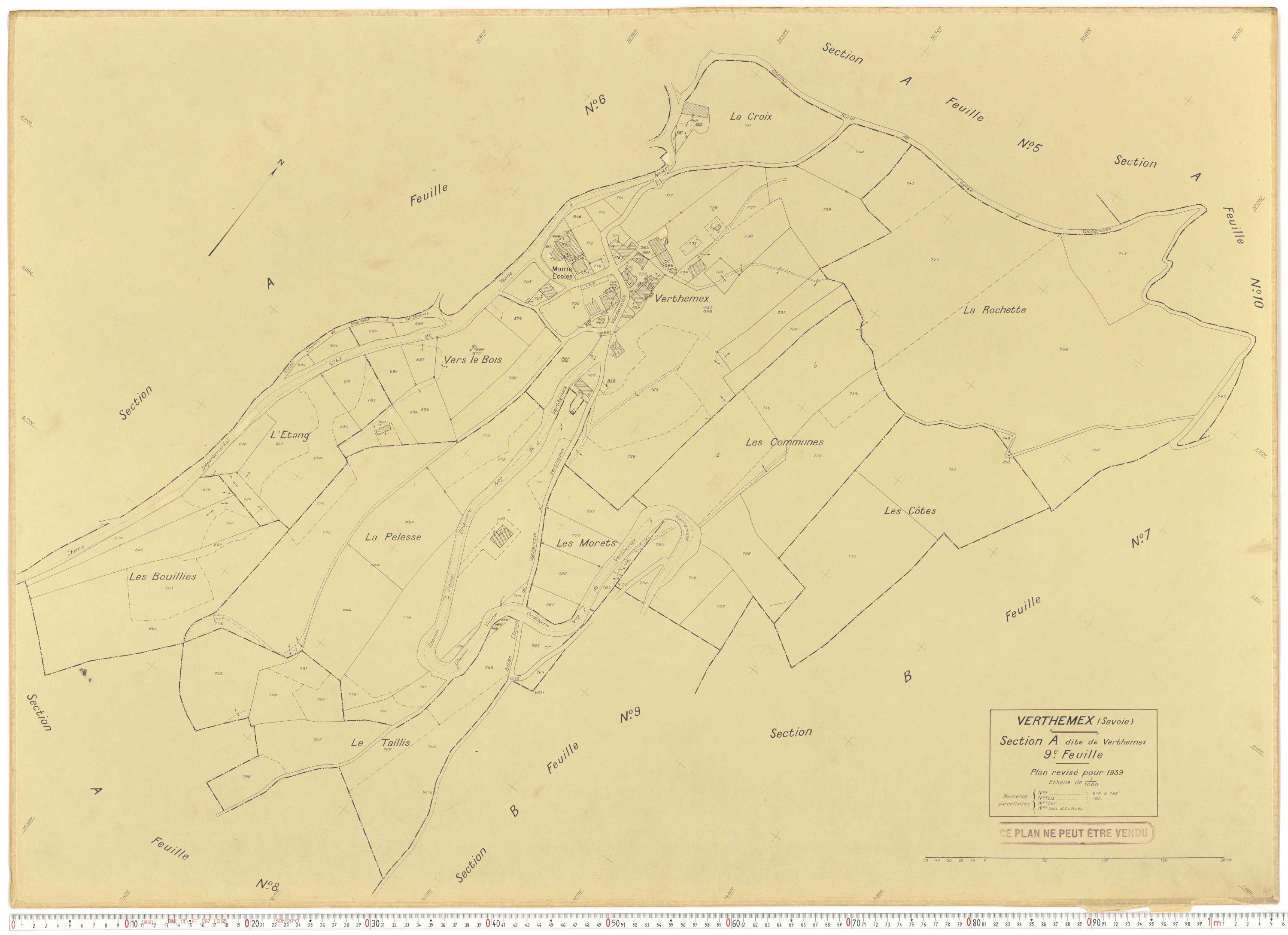 Verthemex - Plans cadastraux du cadastre rénové.