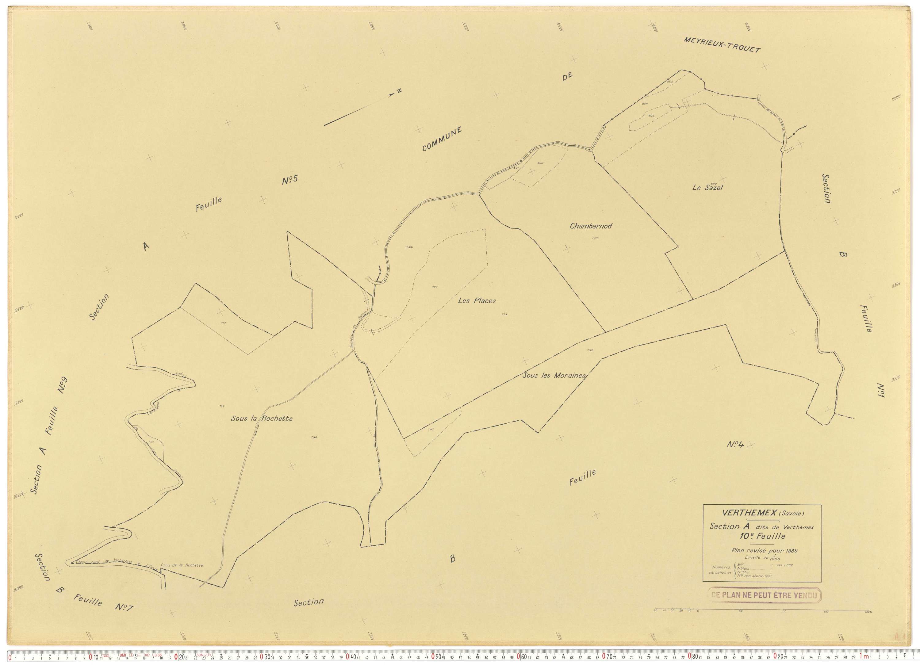 Verthemex - Plans cadastraux du cadastre rénové.