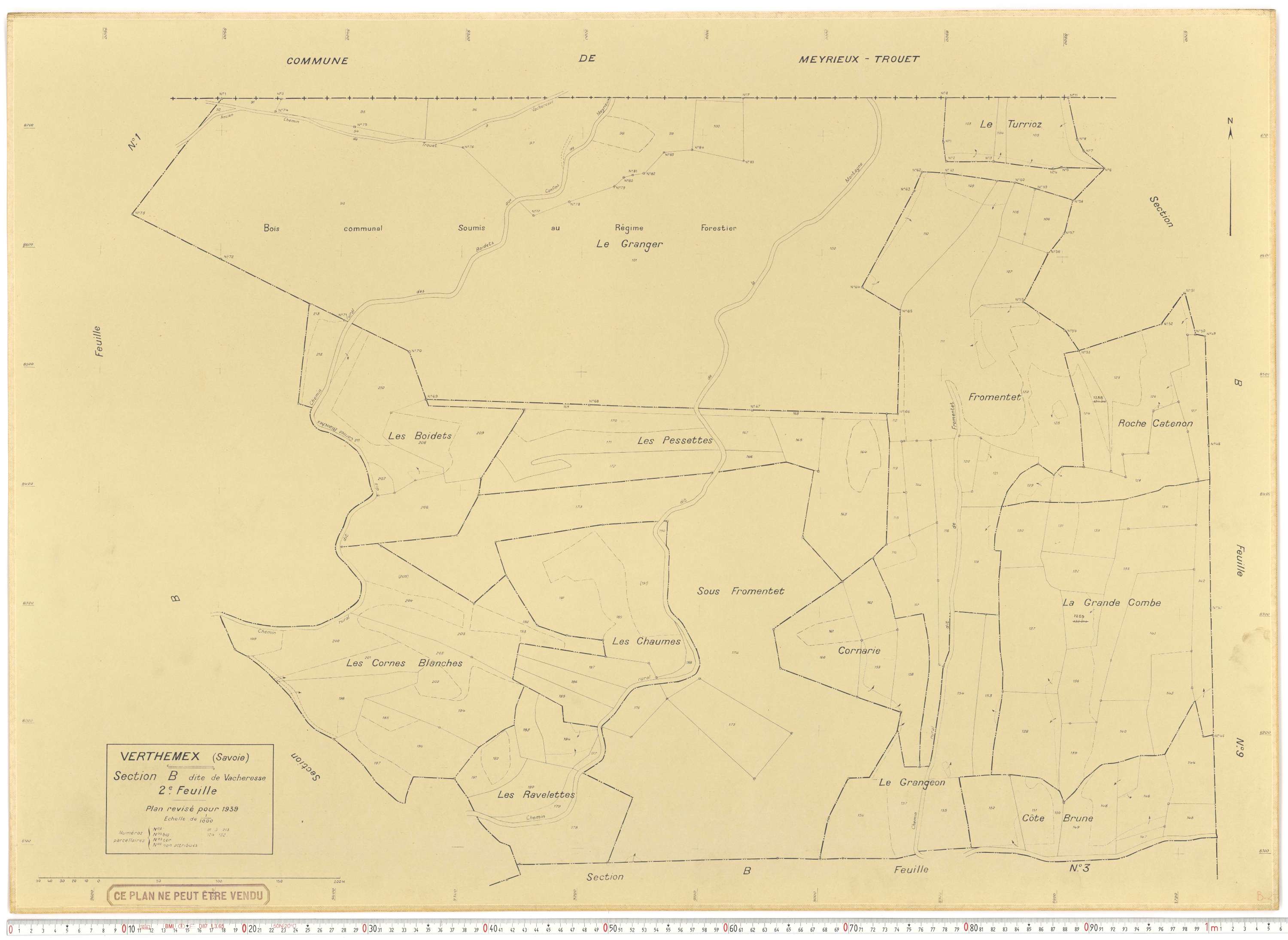 Verthemex - Plans cadastraux du cadastre rénové.