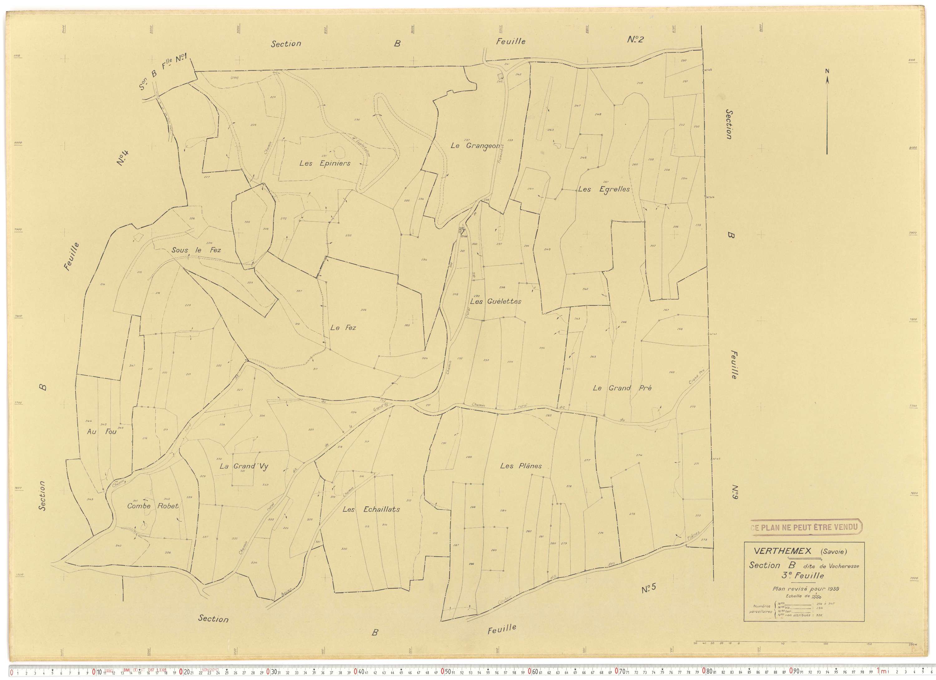 Verthemex - Plans cadastraux du cadastre rénové.