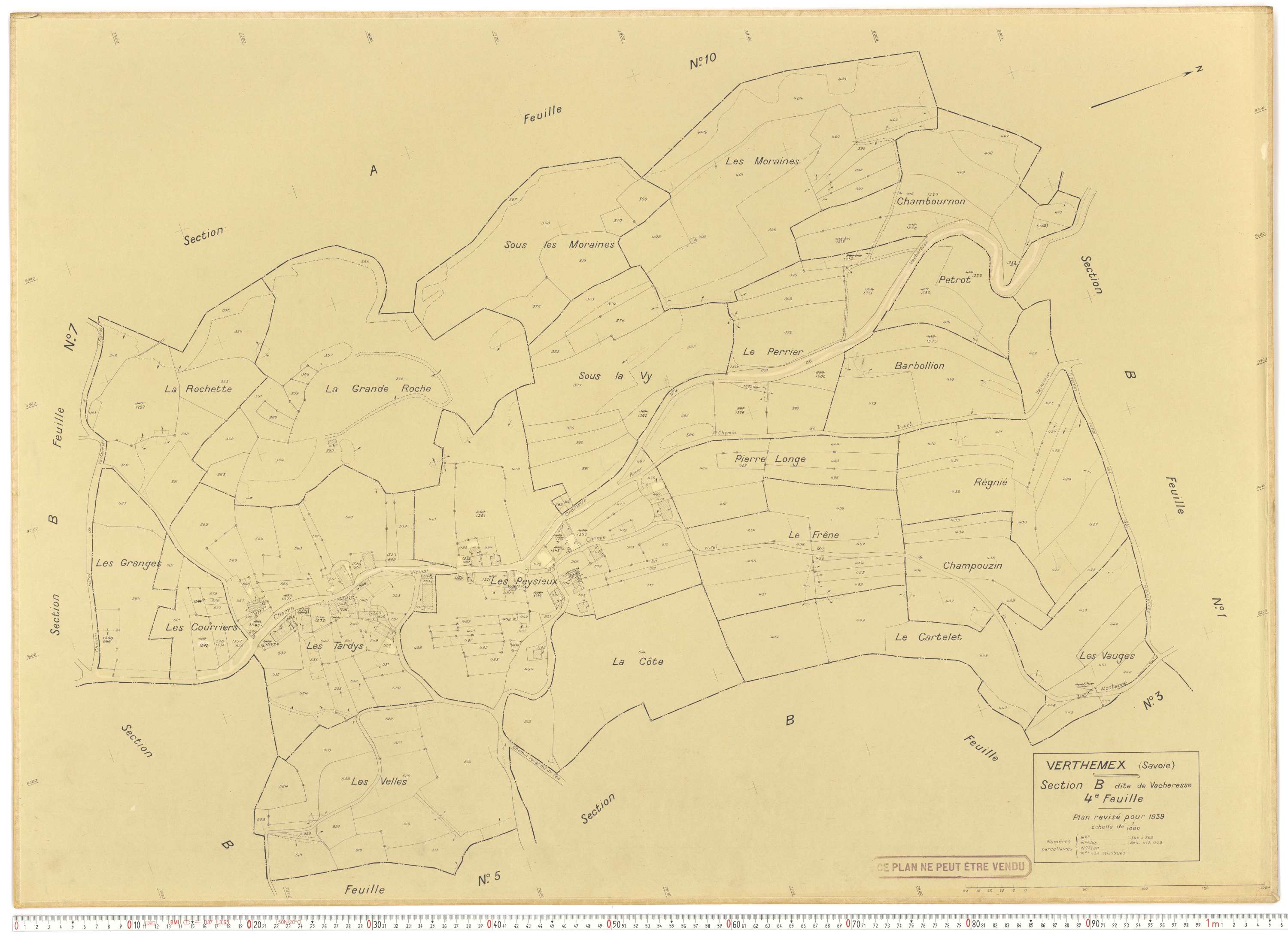 Verthemex - Plans cadastraux du cadastre rénové.