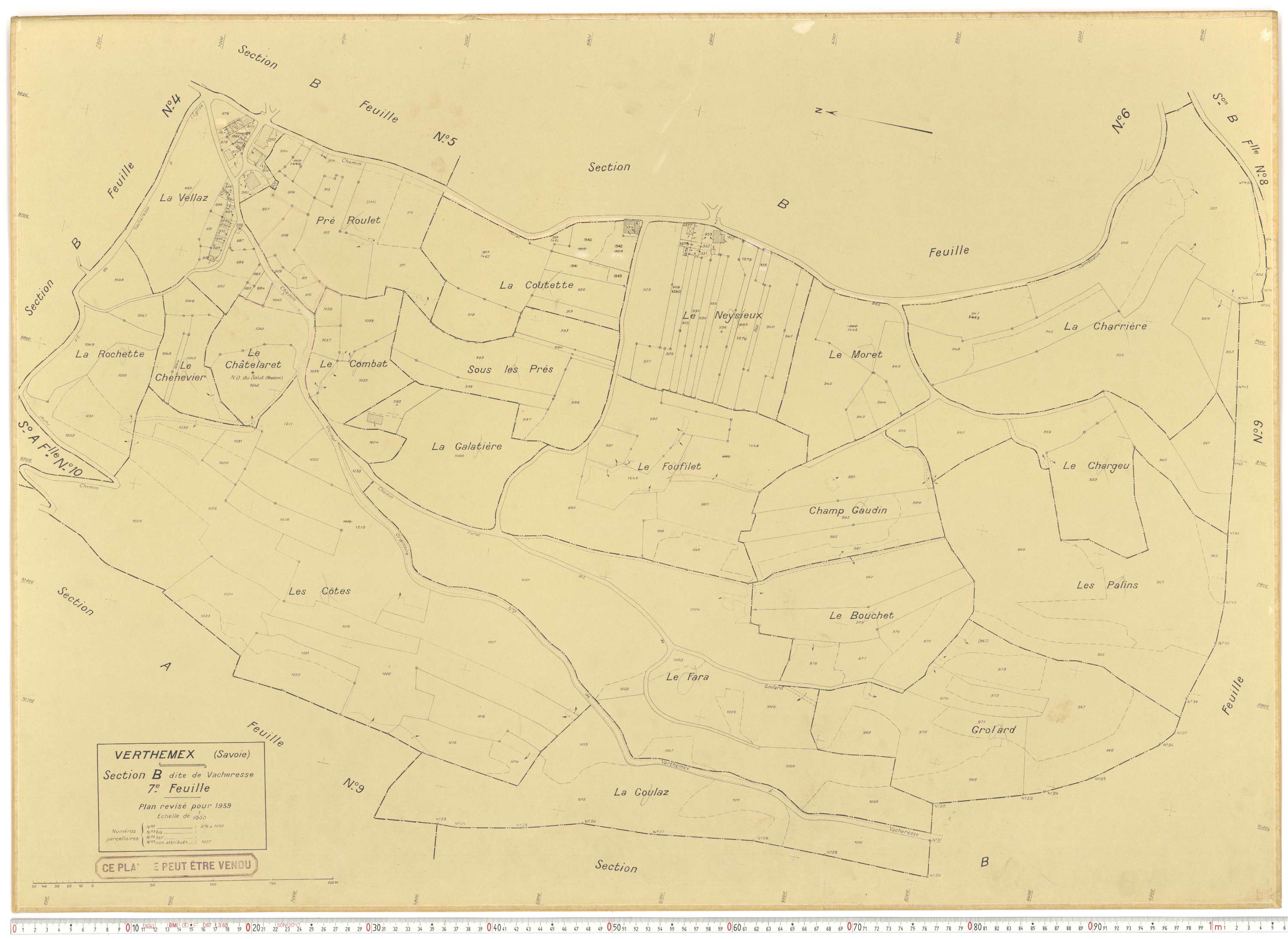 Verthemex - Plans cadastraux du cadastre rénové.