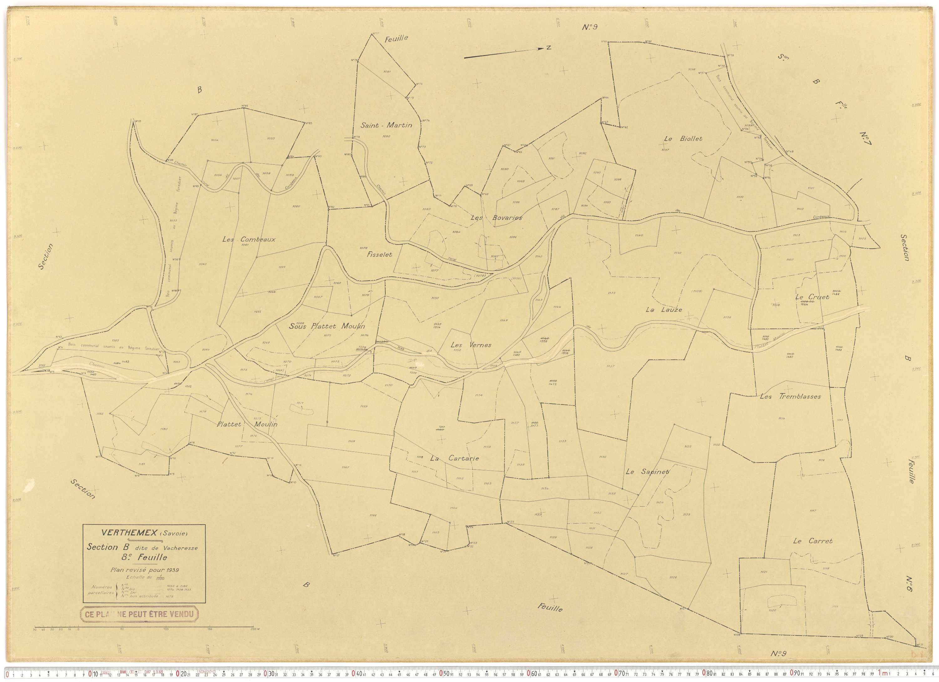 Verthemex - Plans cadastraux du cadastre rénové.