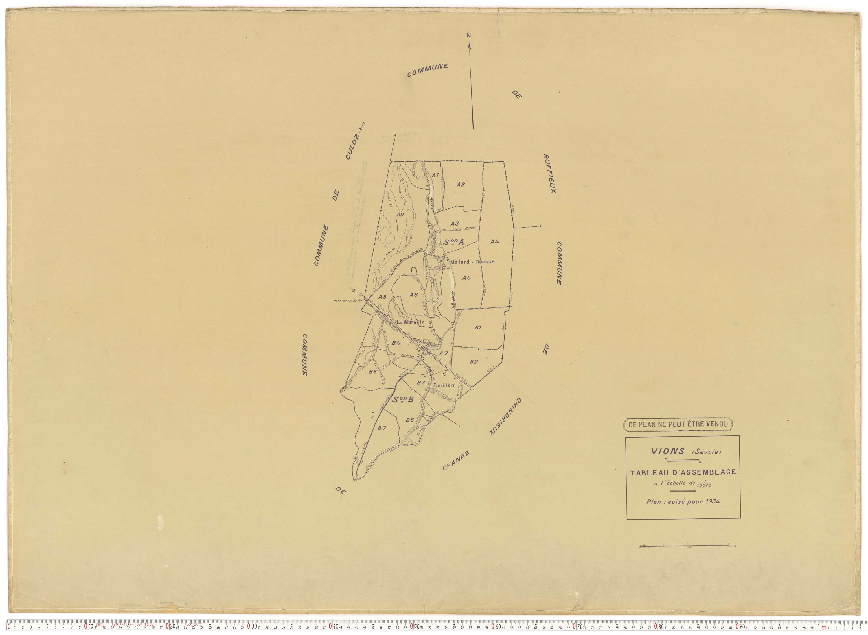 Vions - Cadastre rénové (1934).