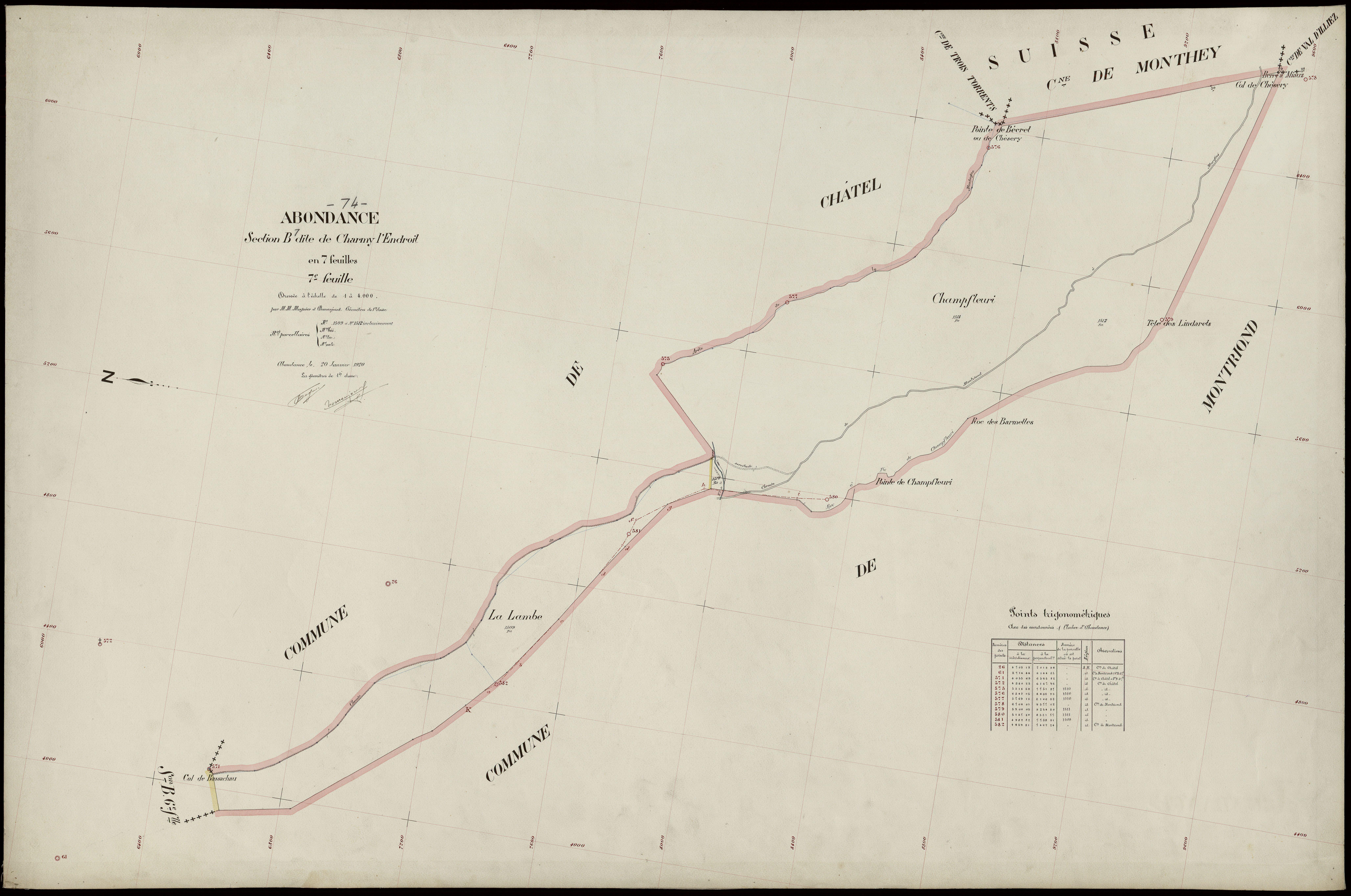 Section C : Charmy l'envers - 1920