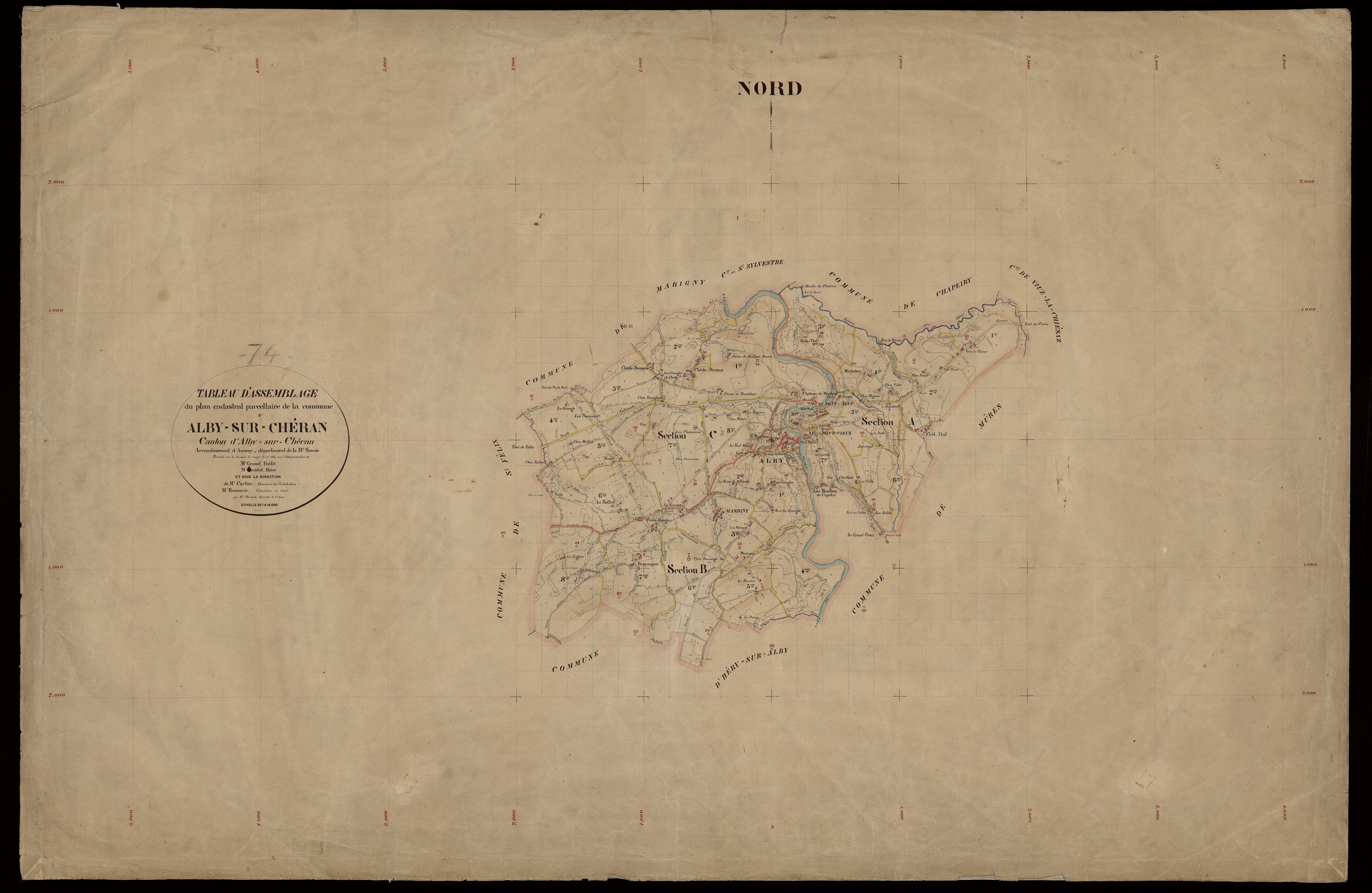 Plan parcellaire - 1887