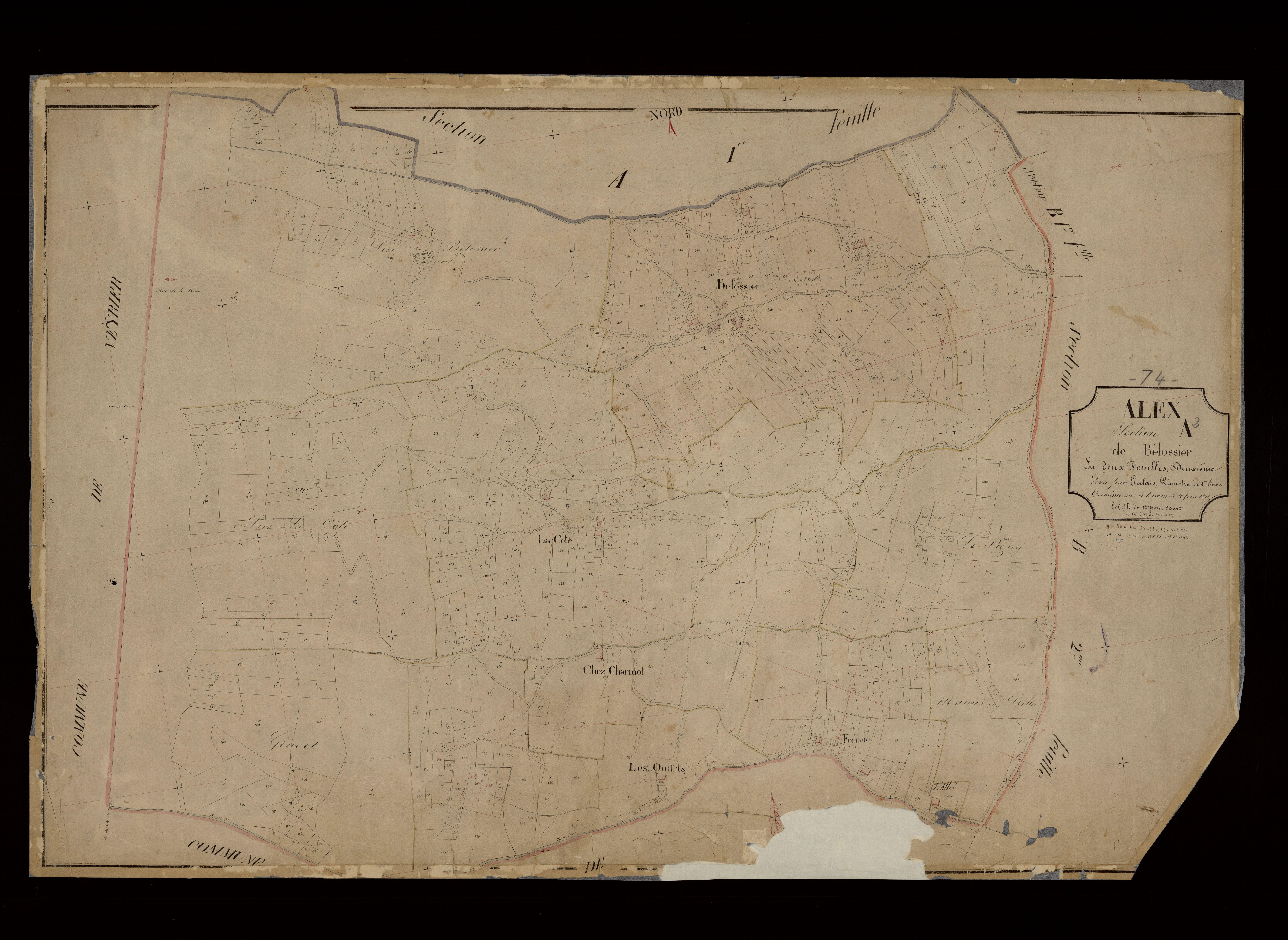 3 P 3 2159 - Feuille n° 2 bis -