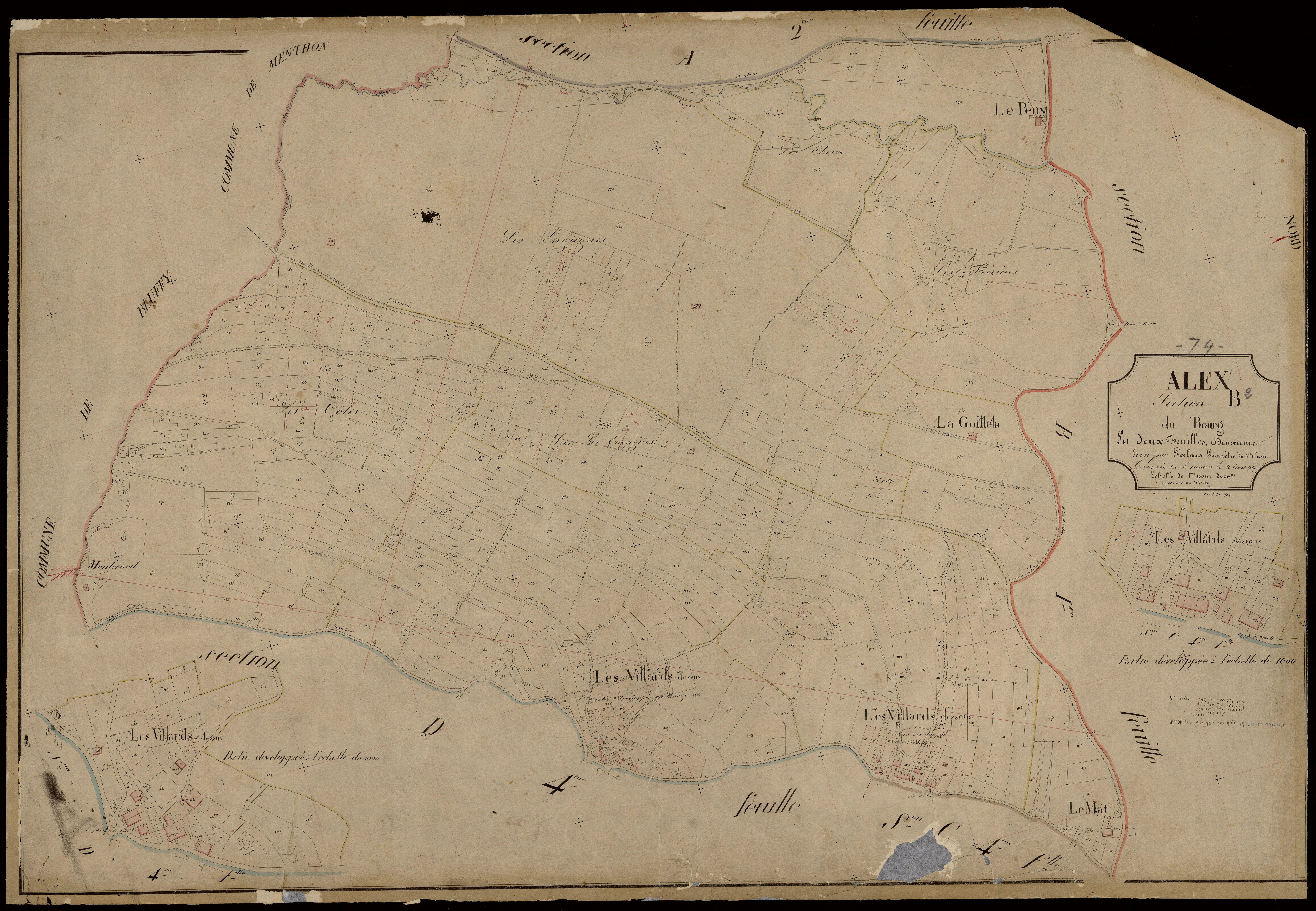 Section C : Les Greppons - 1866