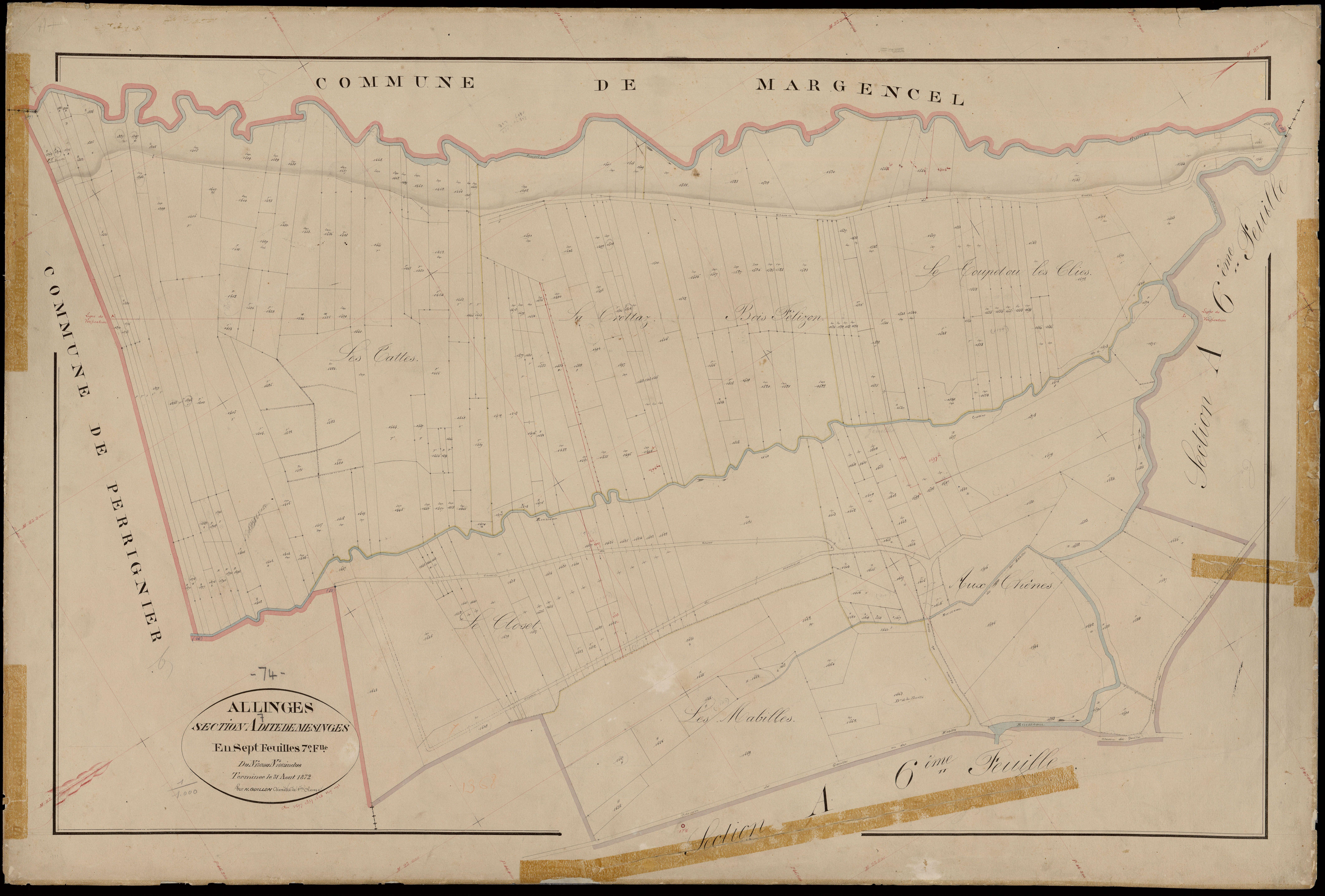 Section B : Village - 1872
