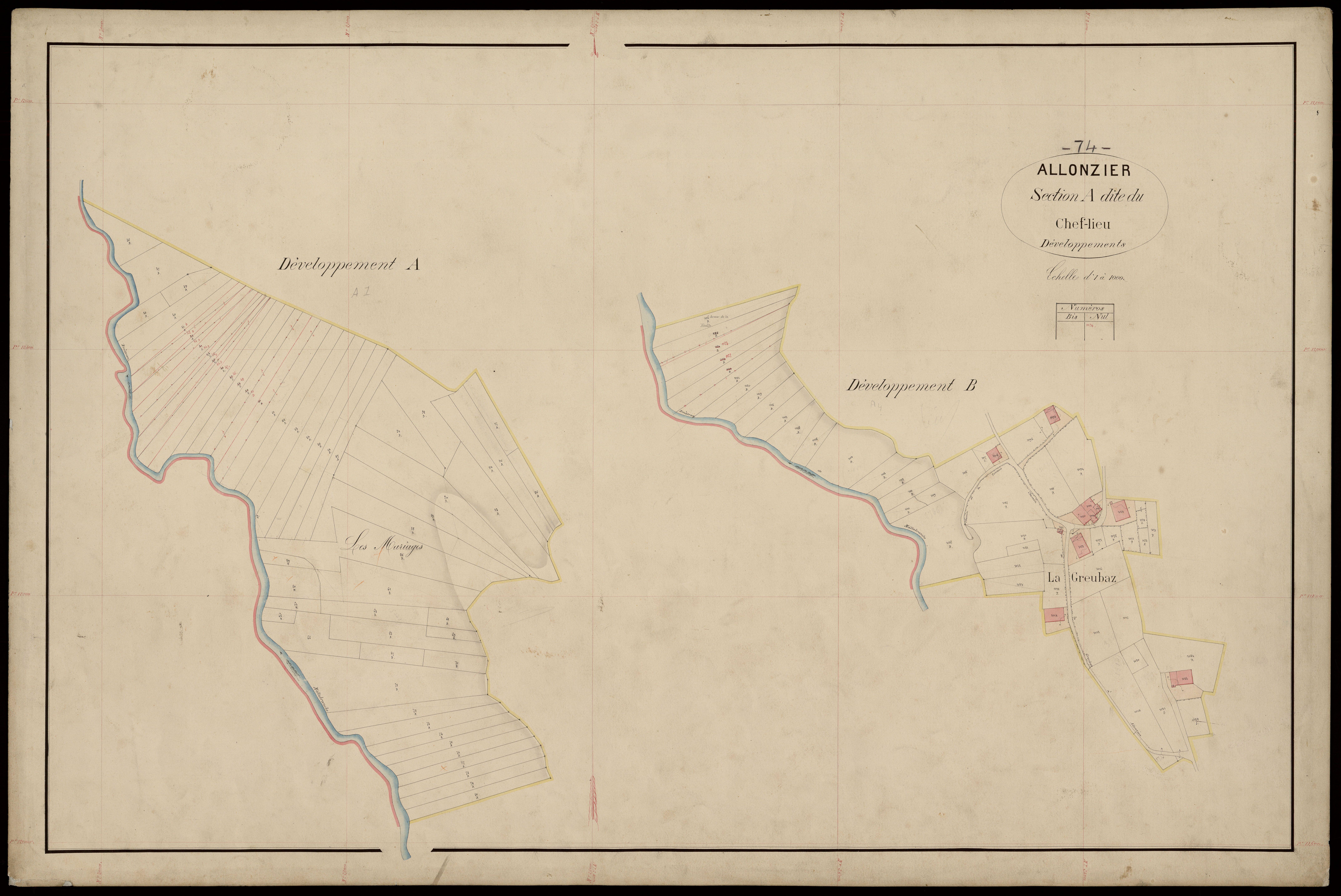 Section B : Pouilly - 1869-1870