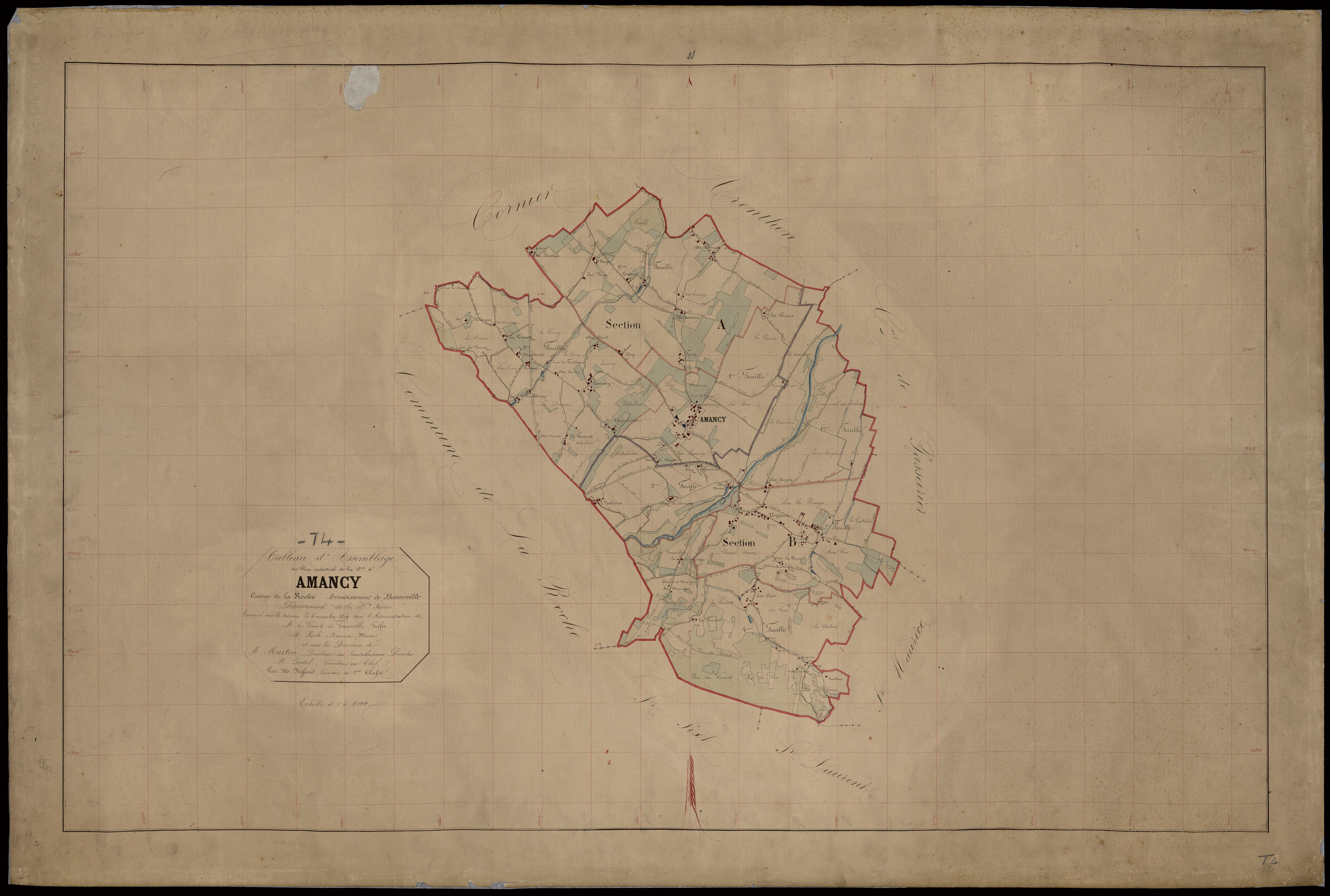 Plan parcellaire - 1869