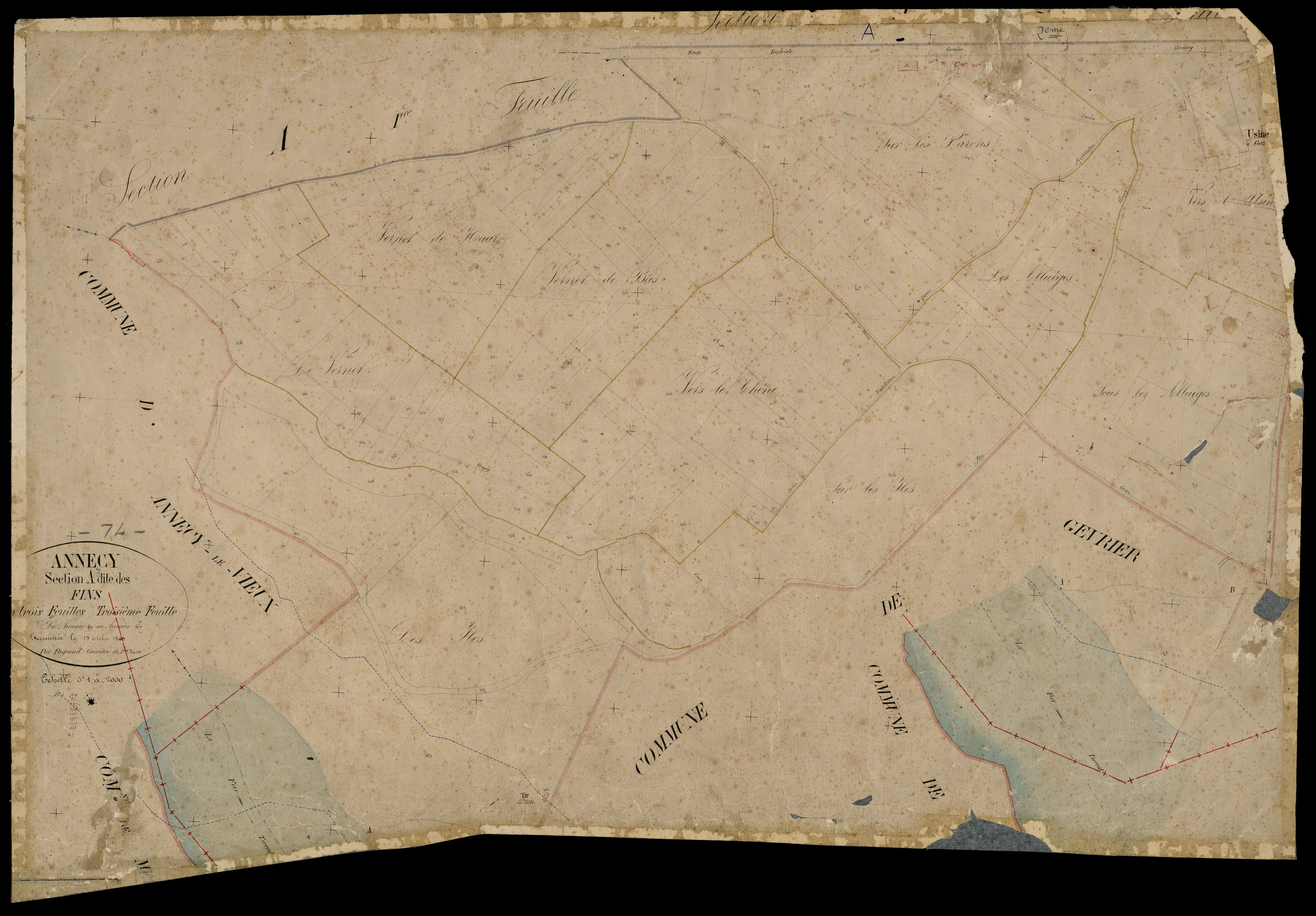 Section B : La ville - 1866