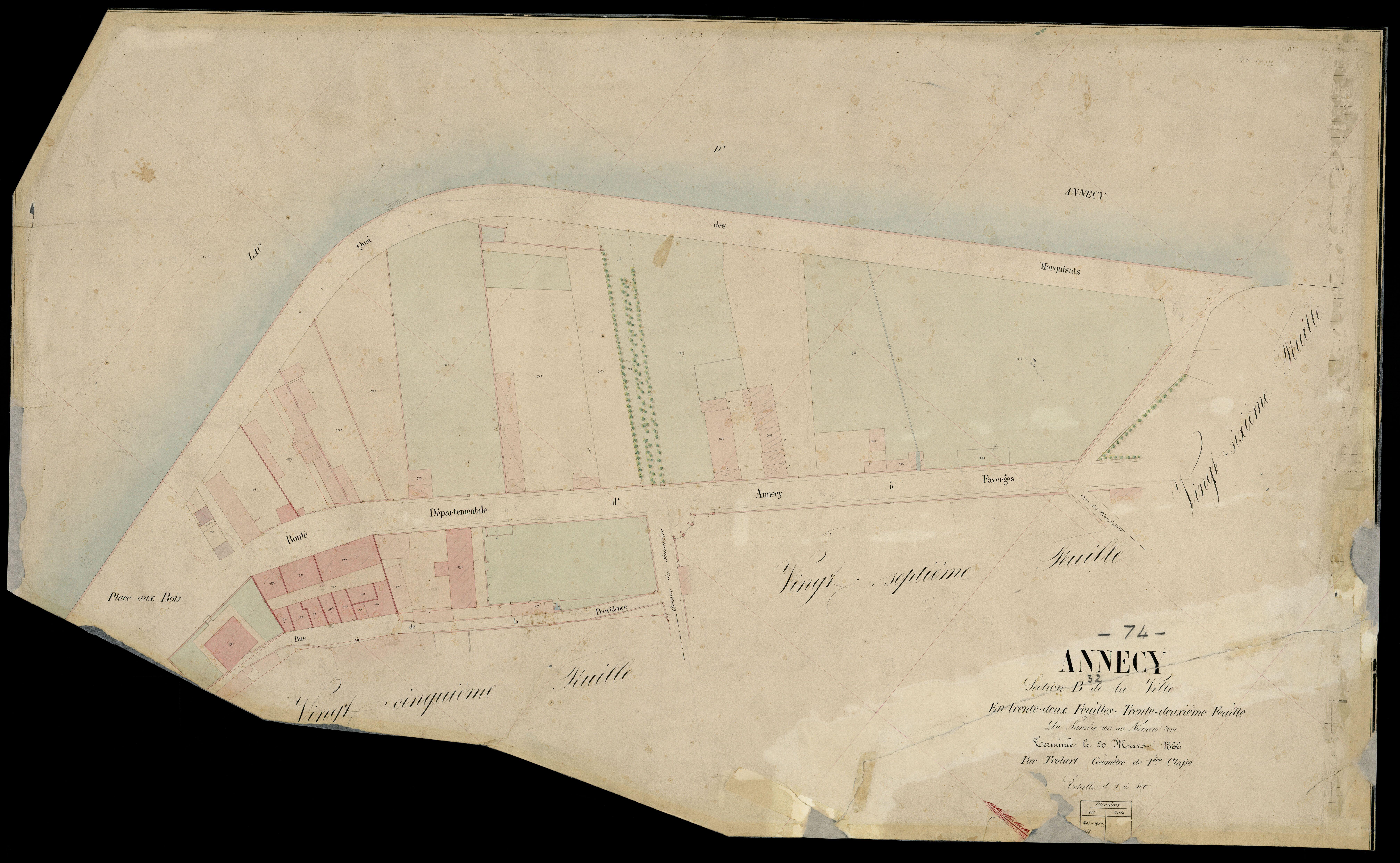 Section C : Cret du Maure - 1865-1866