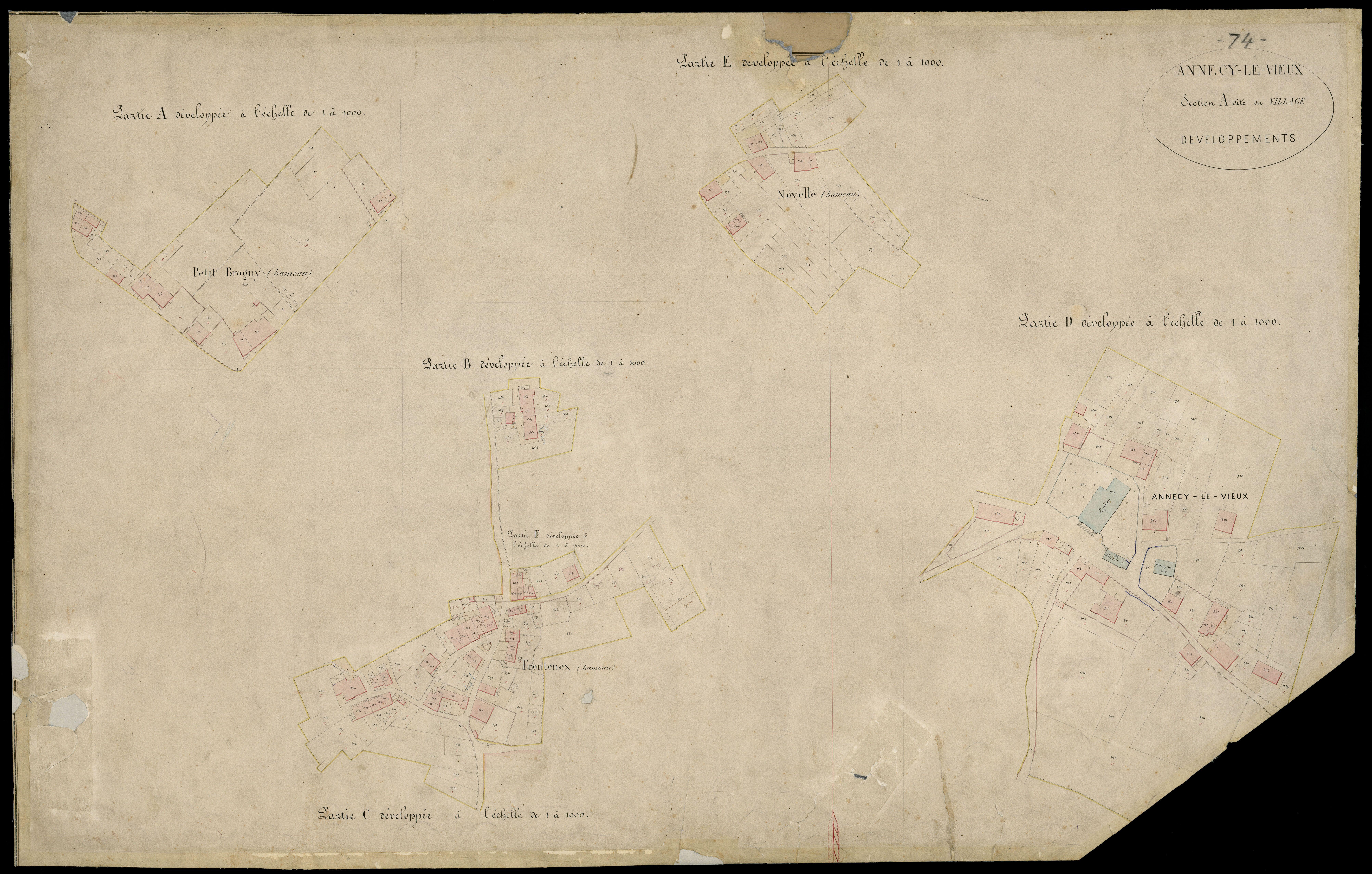 Section B : Glaisins - 1866