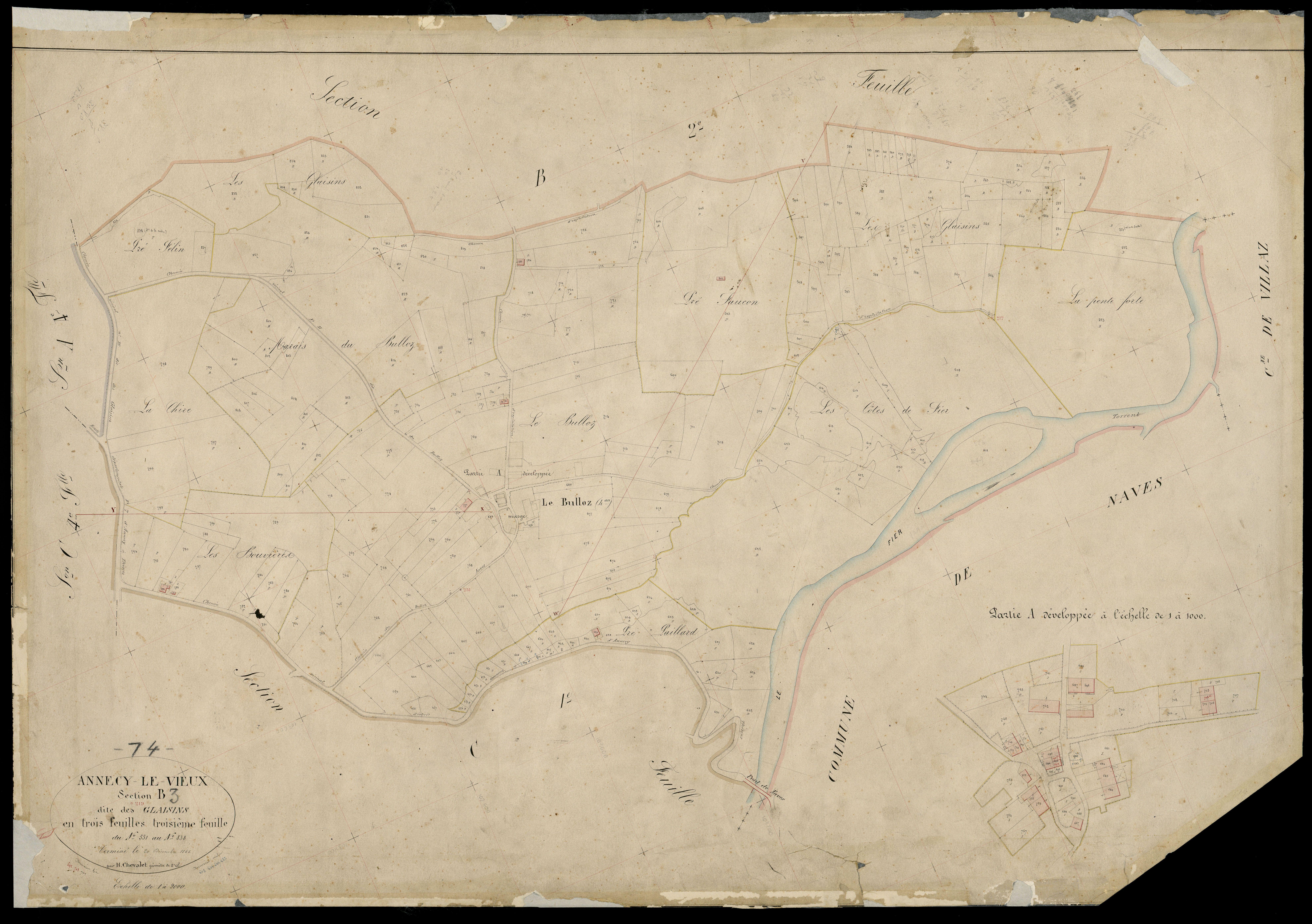 Section C : La Montagne - 1866