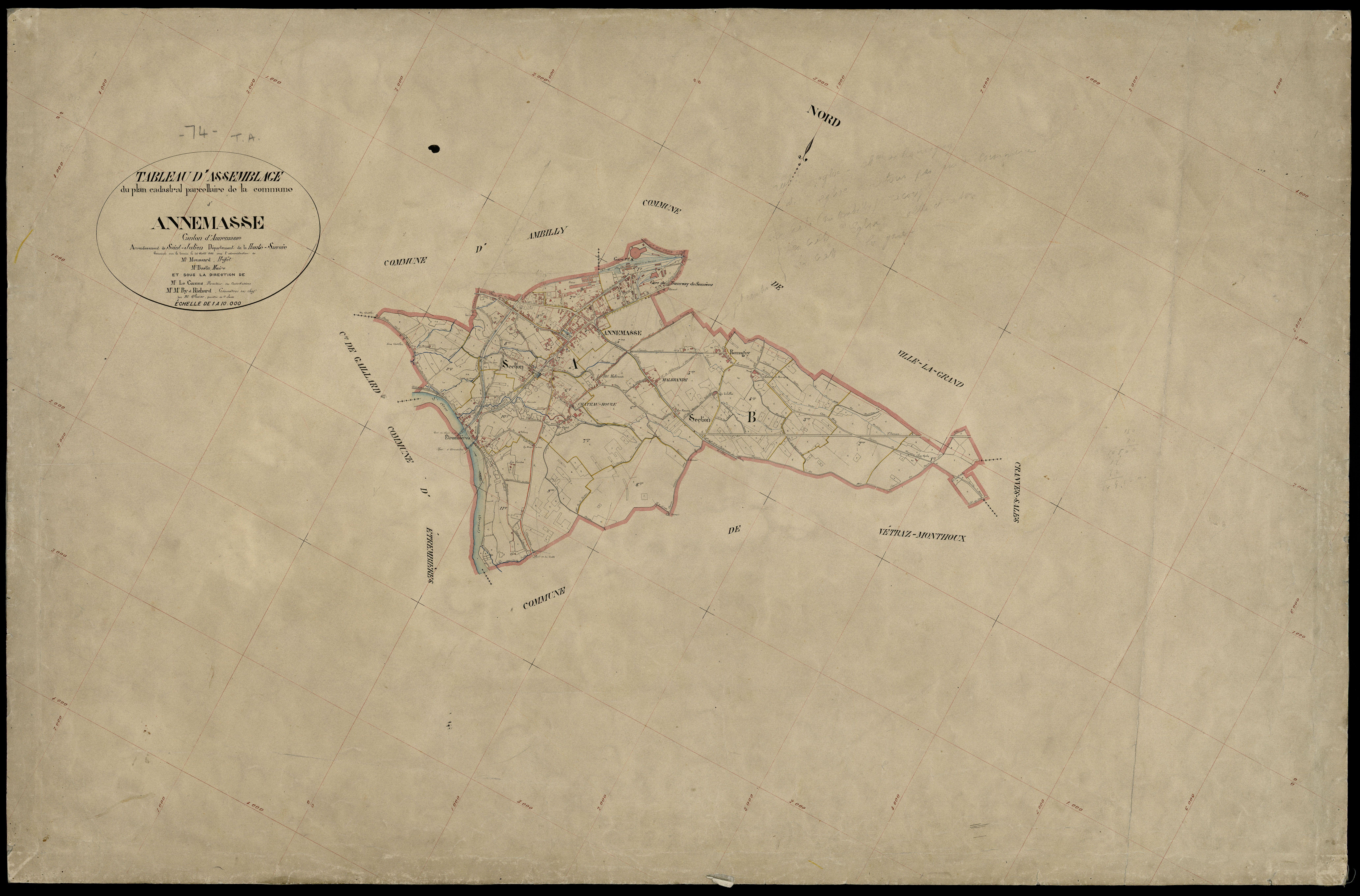 Plan parcellaire - 1900