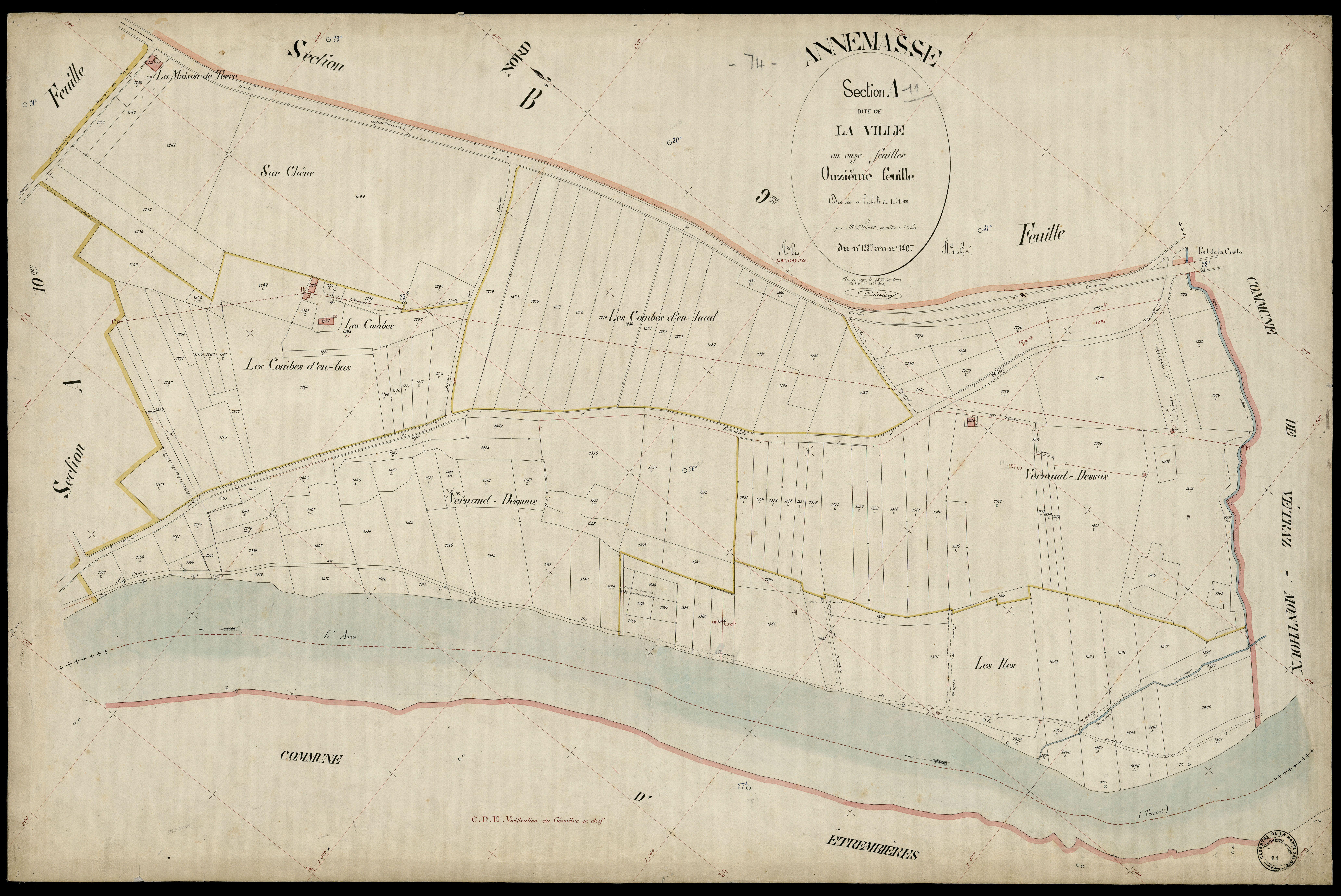 Section B : Malbrande - 1900